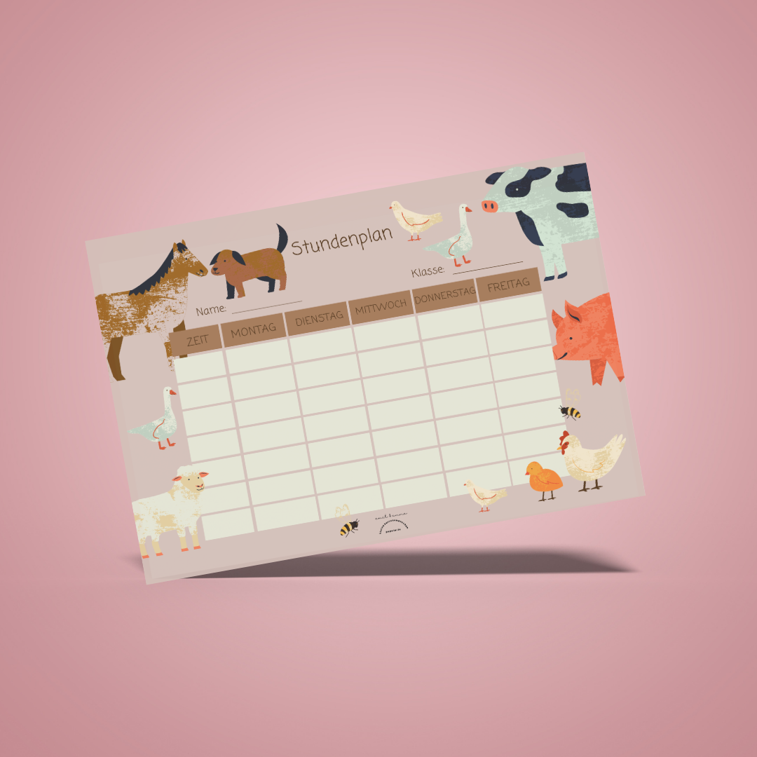 Stundenplan A4