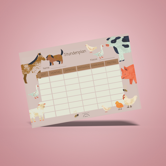 Stundenplan A4