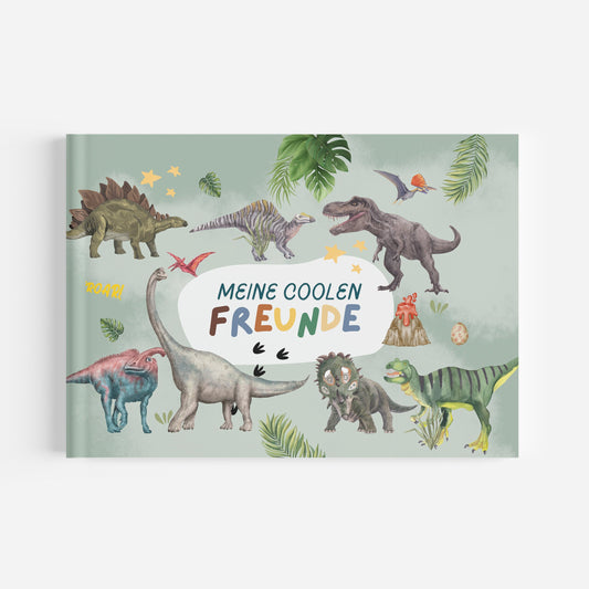 Freundebuch Dinosaurier - Grundschule und Kindergarten