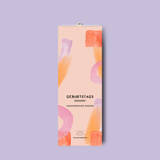 Geburtstagskalender DIN Lang