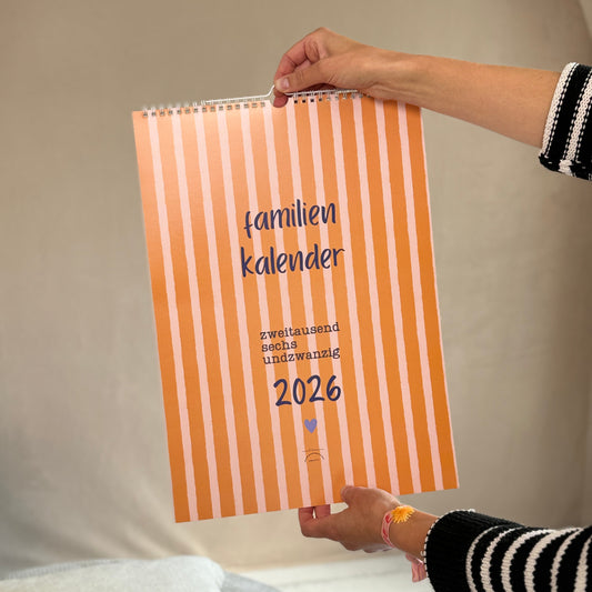 Familienkalender mit 5 Spalten für 2026