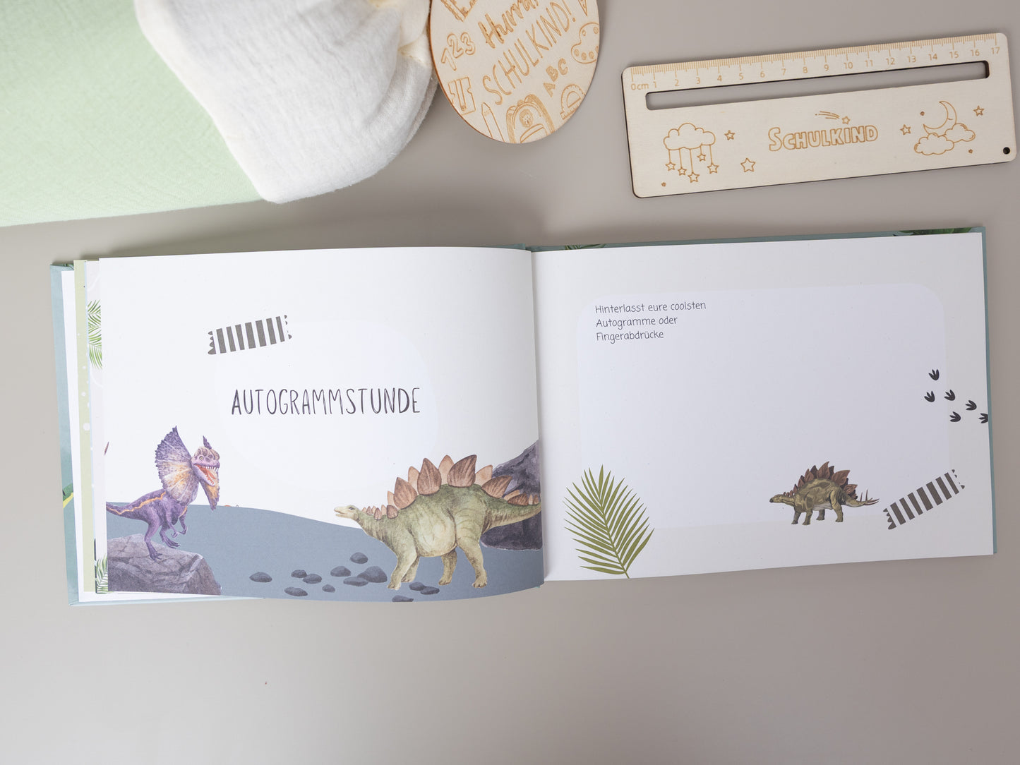 Freundebuch Dinosaurier - Einschulung