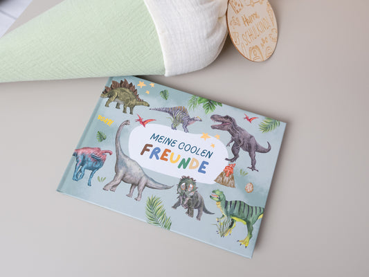 Freundebuch Dinosaurier - Grundschule und Kindergarten