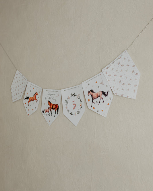 Wimpel Pferdegeburtstag