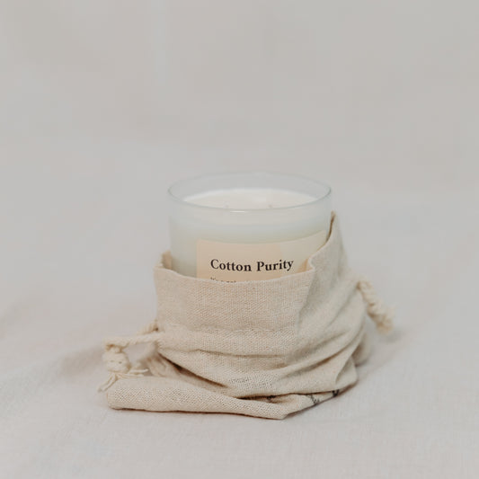 Cotton Purity scented Candle DOUBLE WICK