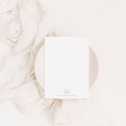 Willkommen auf der Welt Heißluftballon Postkarte A6