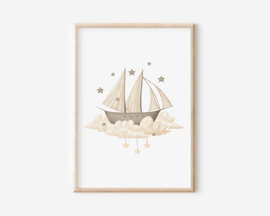 Schiff Poster A4 & A3