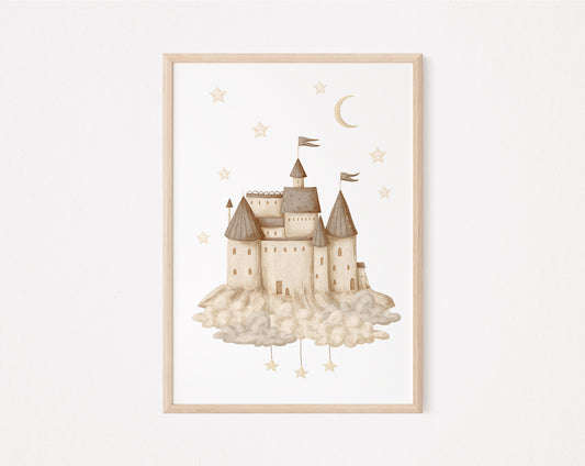 Luftschloss dreamy Poster A4 & A3