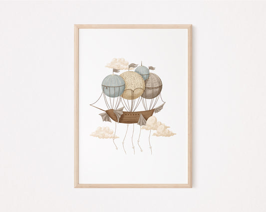 Schiff dreamy Poster A4 & A3