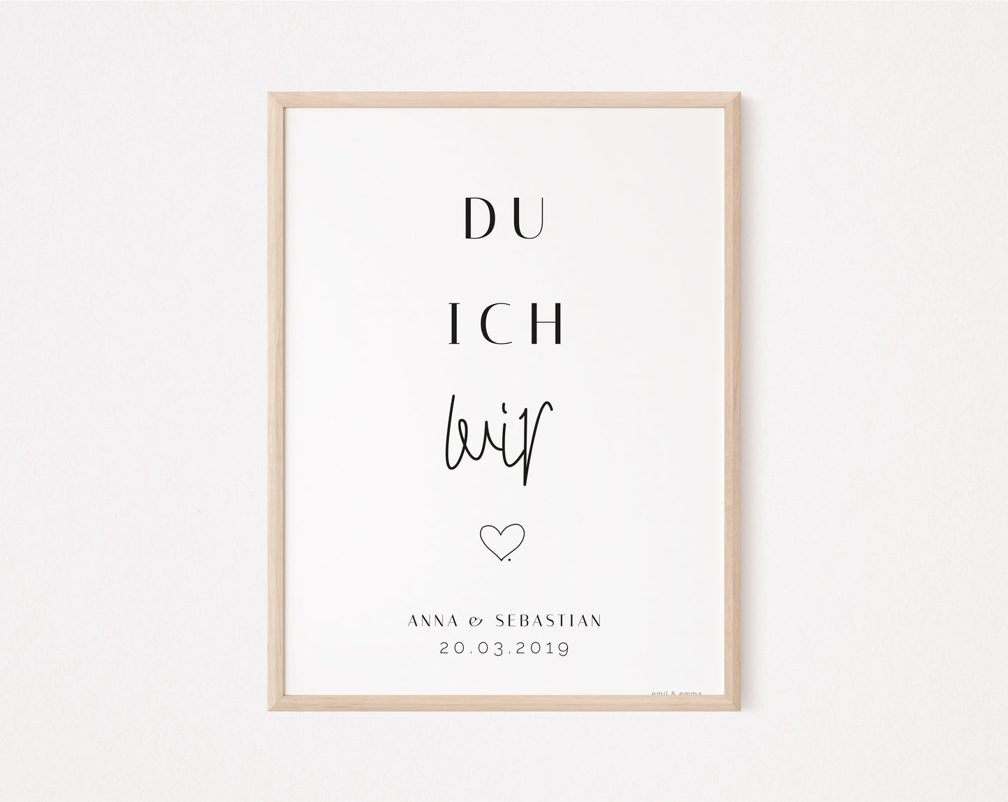 Familienposter personalisiert