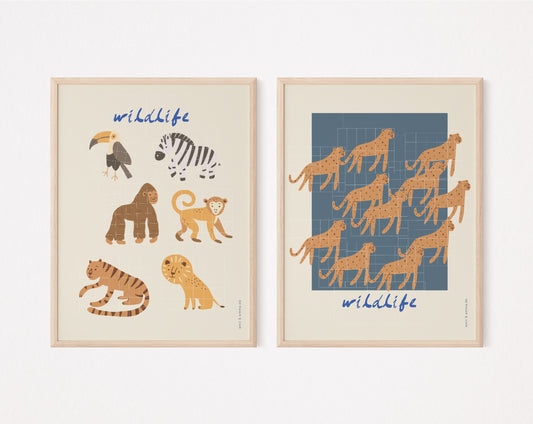 Wildlife Poster Set