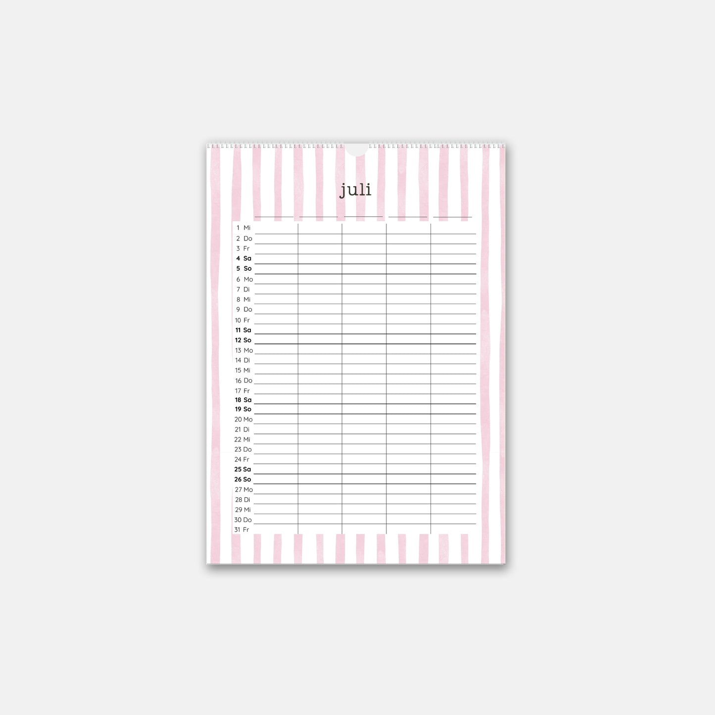 Familienkalender 2026 - A3