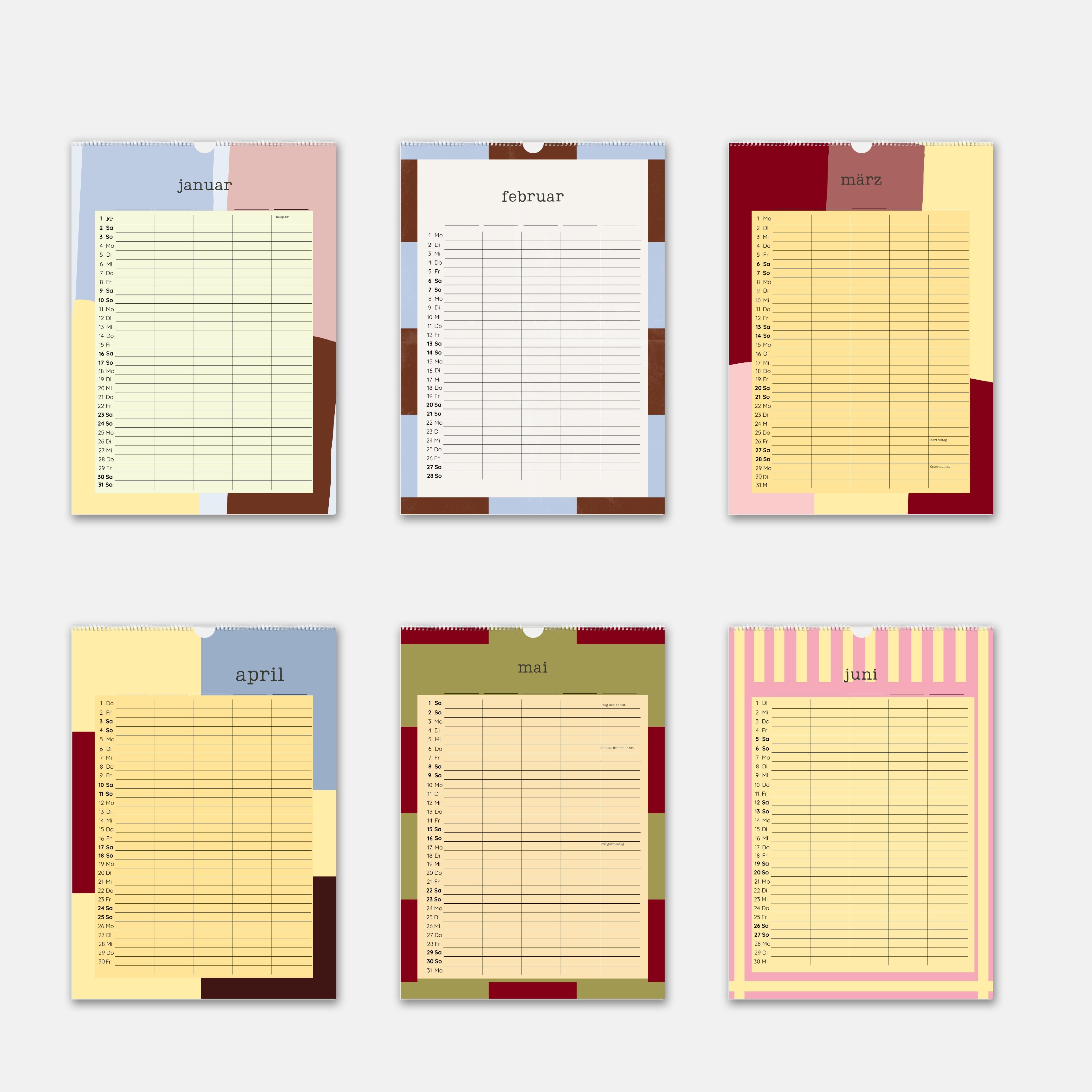 Familienkalender 2027 - A3