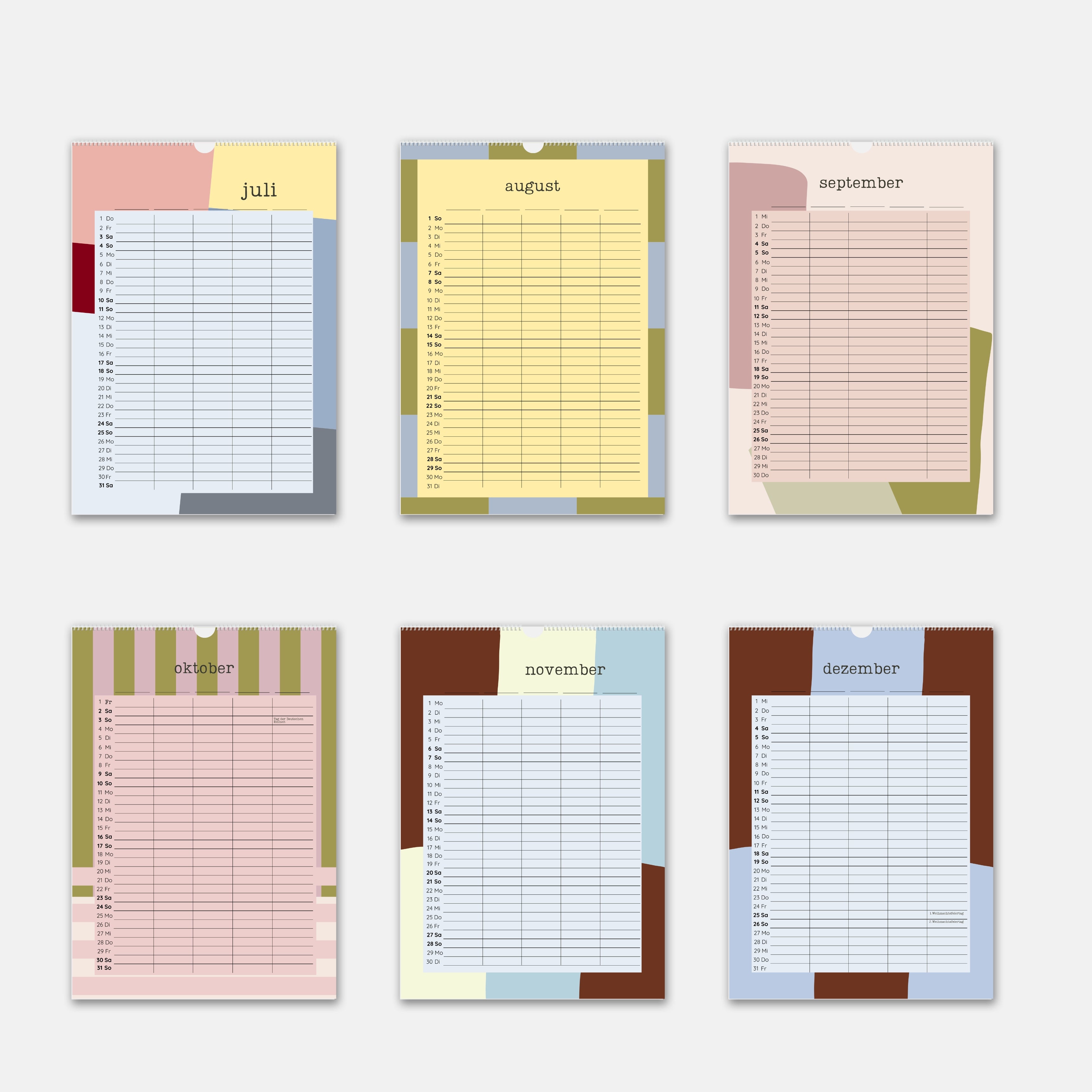 Familienkalender 2027 - A3