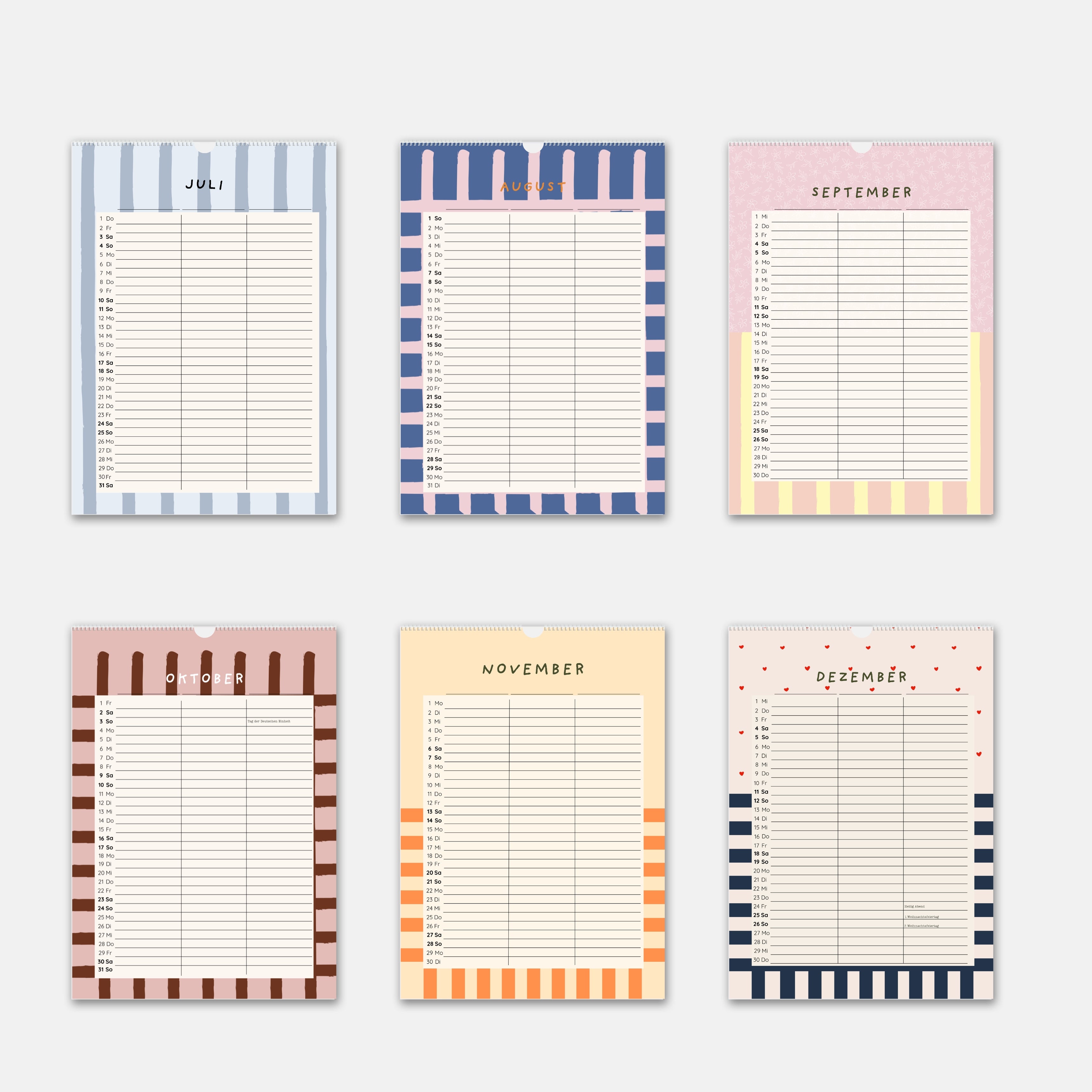 Paarkalender 2027 A4