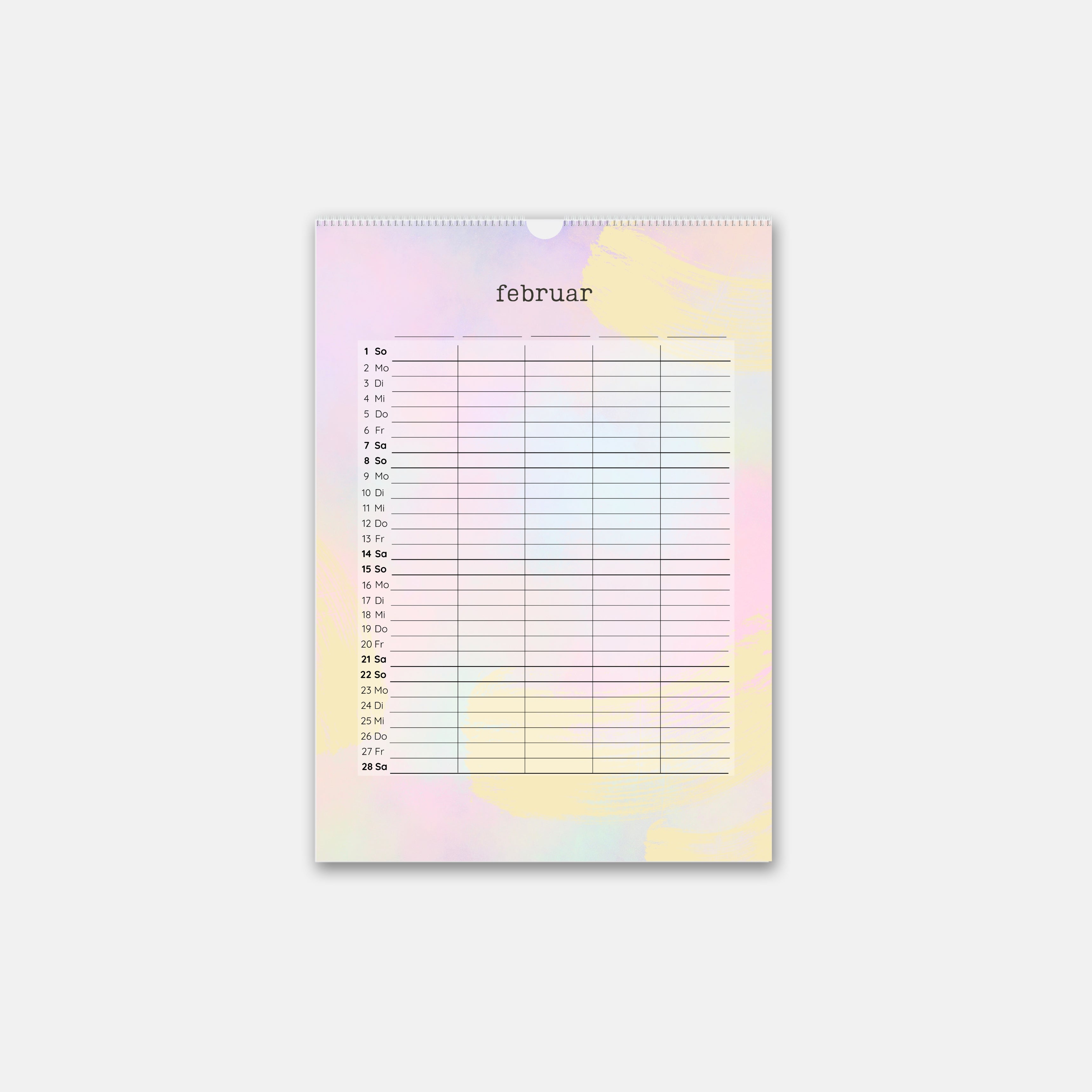 Familienkalender 2025 Familienplaner 2025 A3 Wandkalender