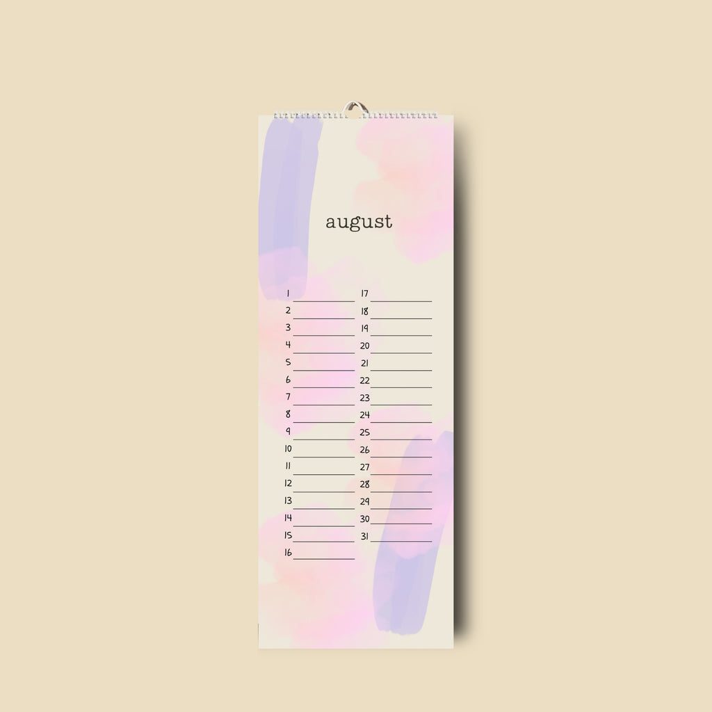 immerwährender Kalender Geburtstagskalender