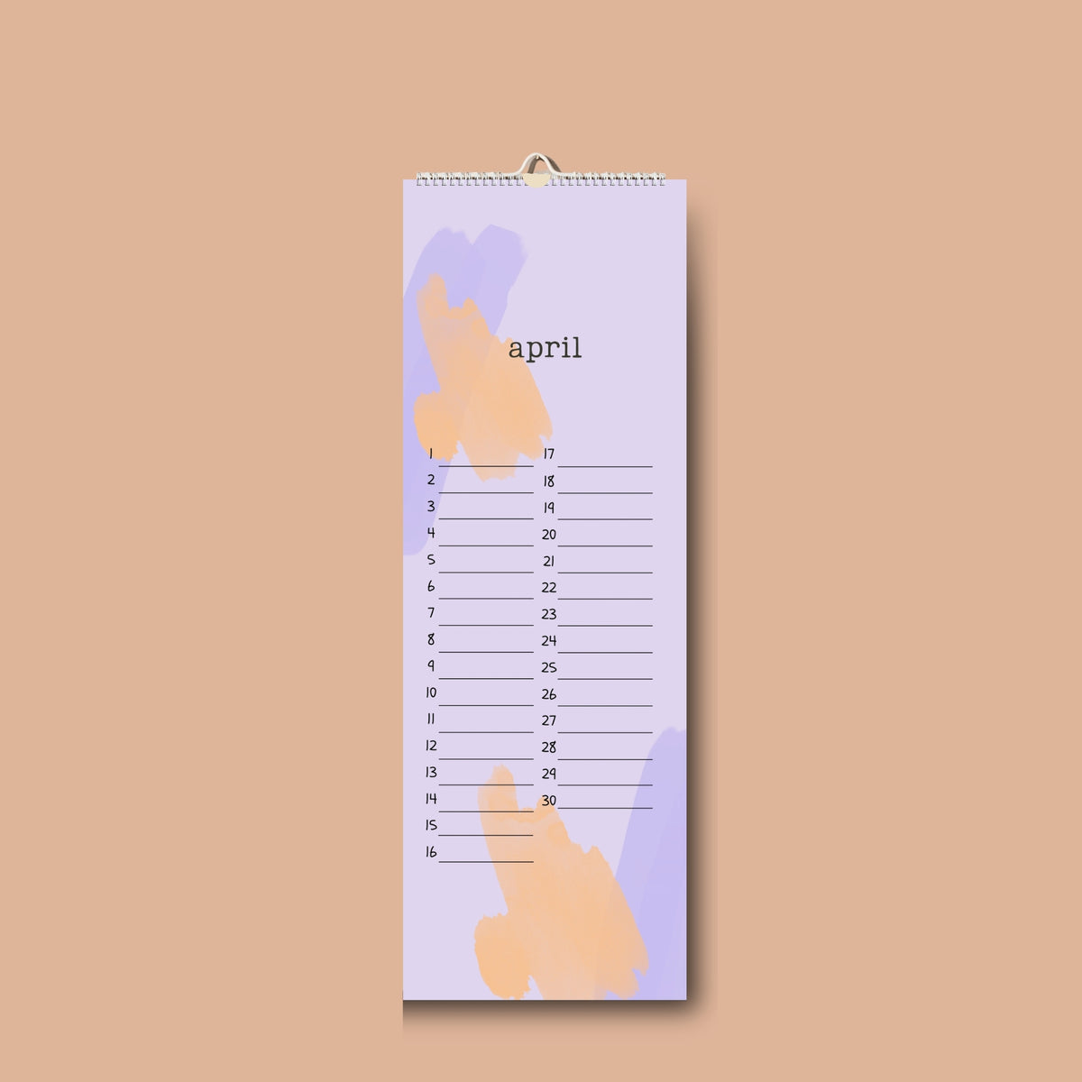 immerwährender Kalender Geburtstagskalender