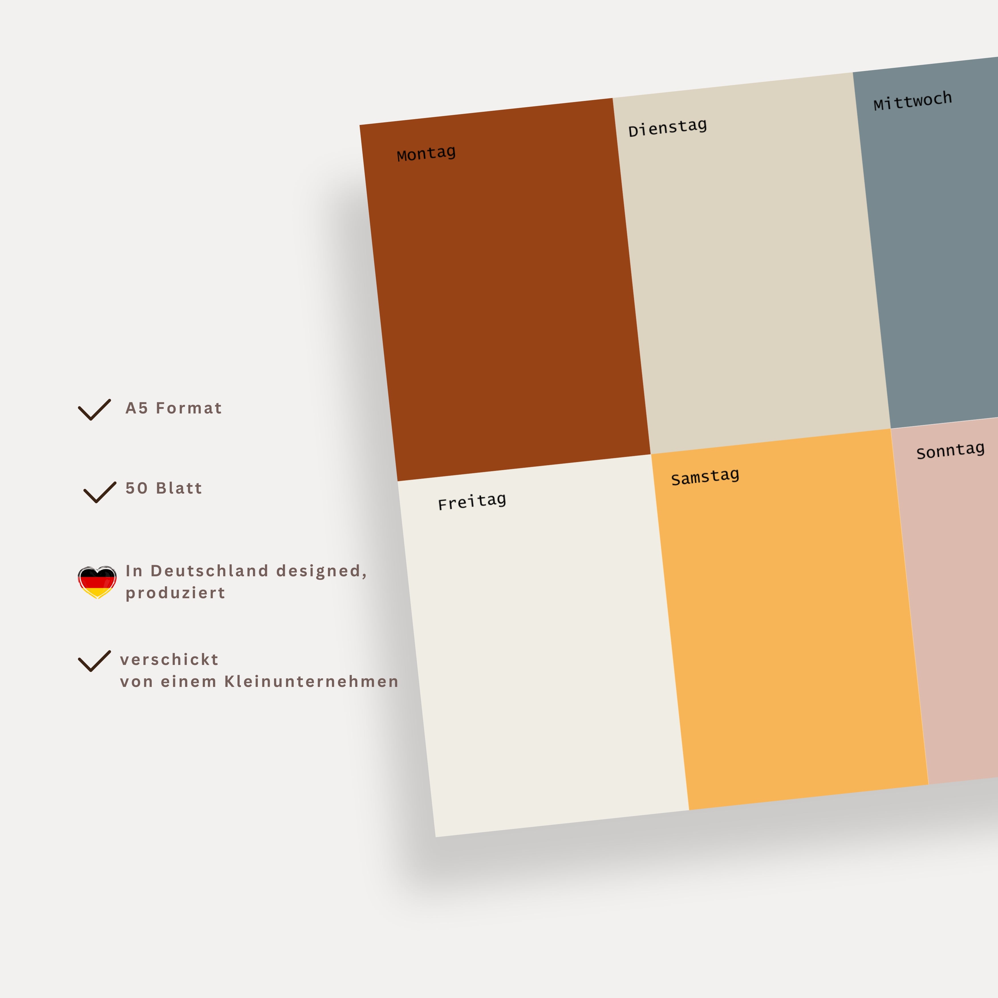 Wochenplaner A5 Calm Colors