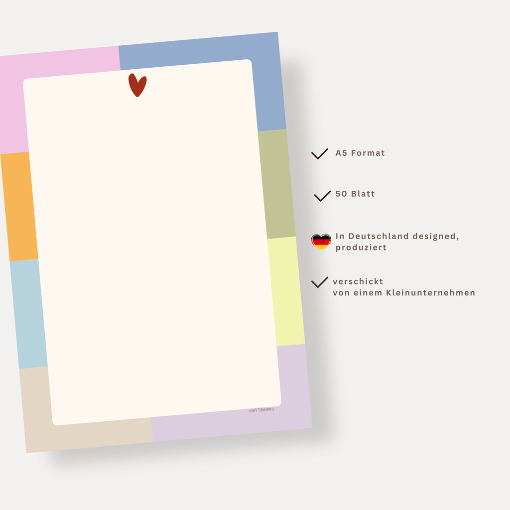 Notizblock Love
