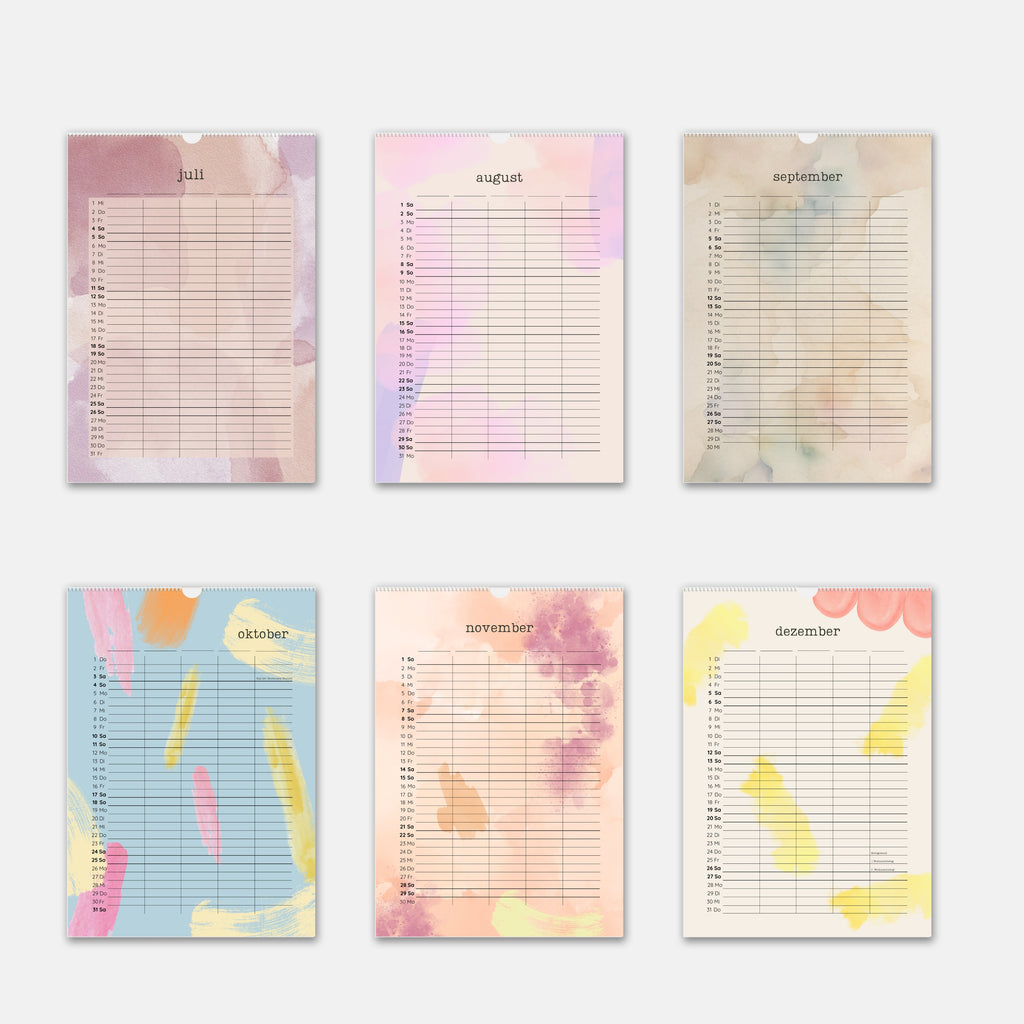 Familienkalender 2025 Familienplaner 2025 A3 Wandkalender