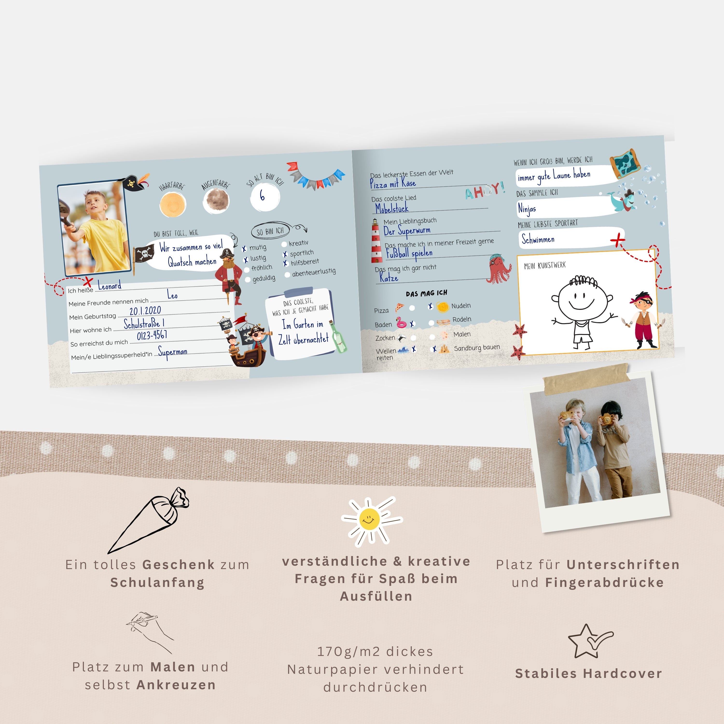 Freundebuch Superhelden & Co