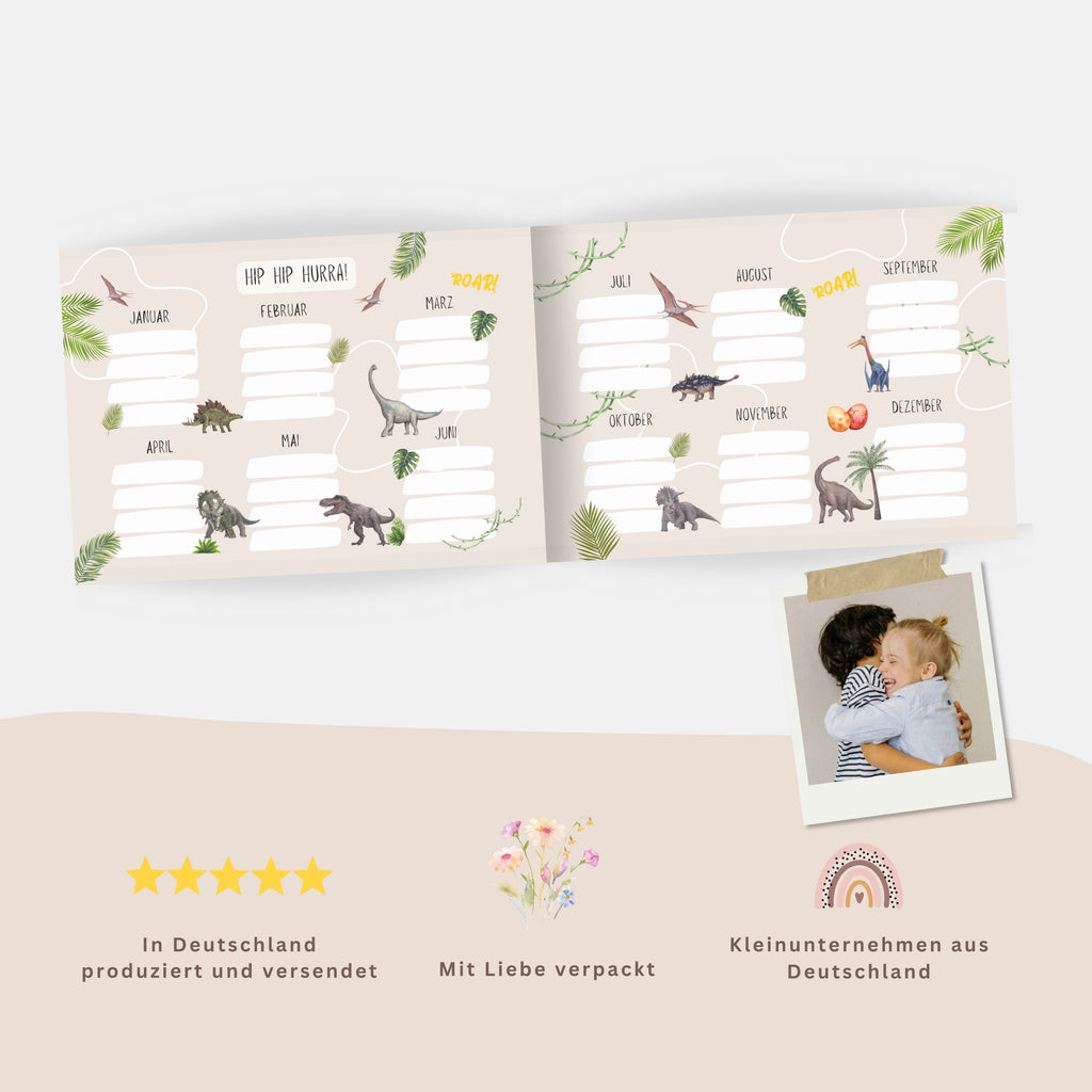 Freundebuch Dinosaurier - Grundschule und Kindergarten