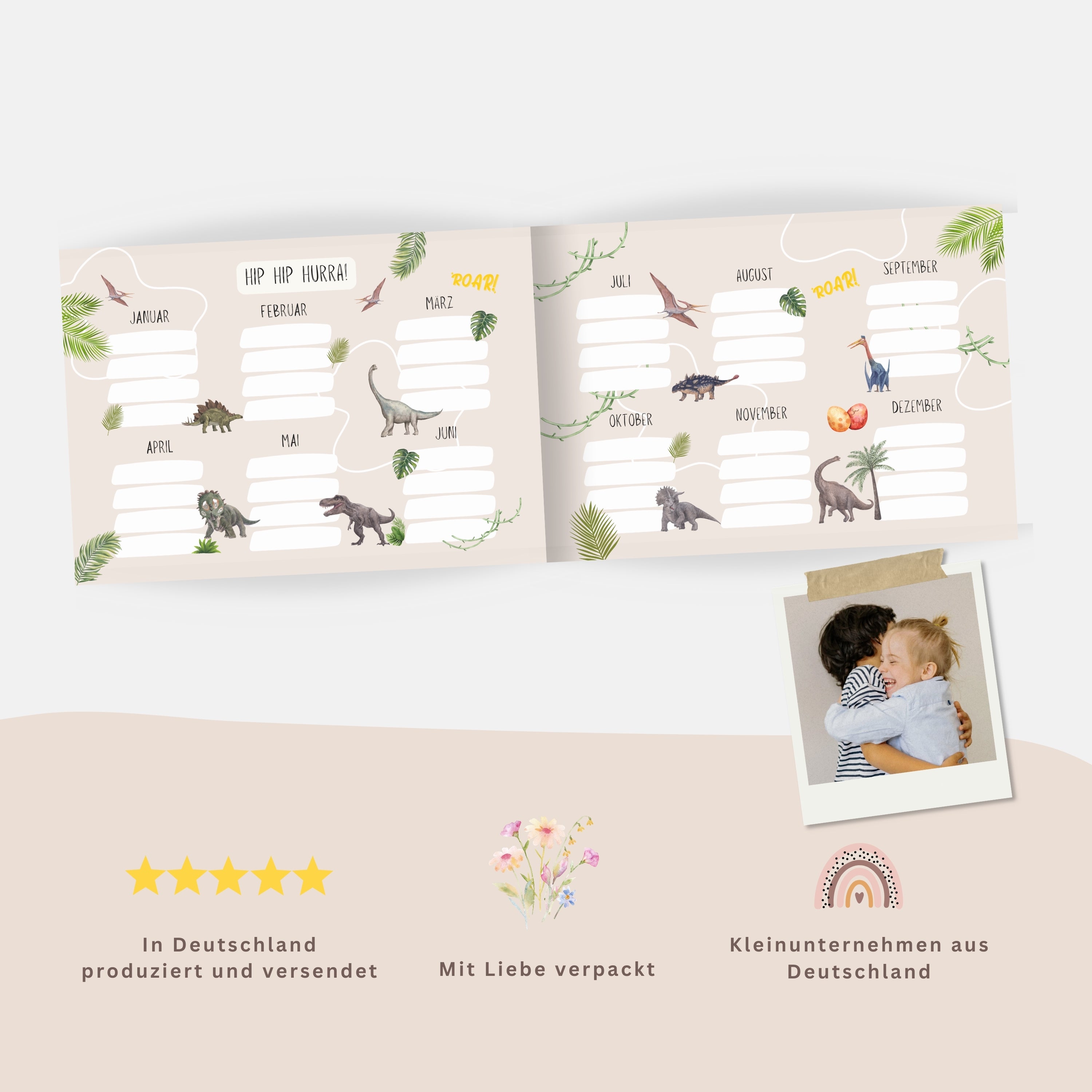 Freundebuch Dinosaurier - Grundschule und Kindergarten