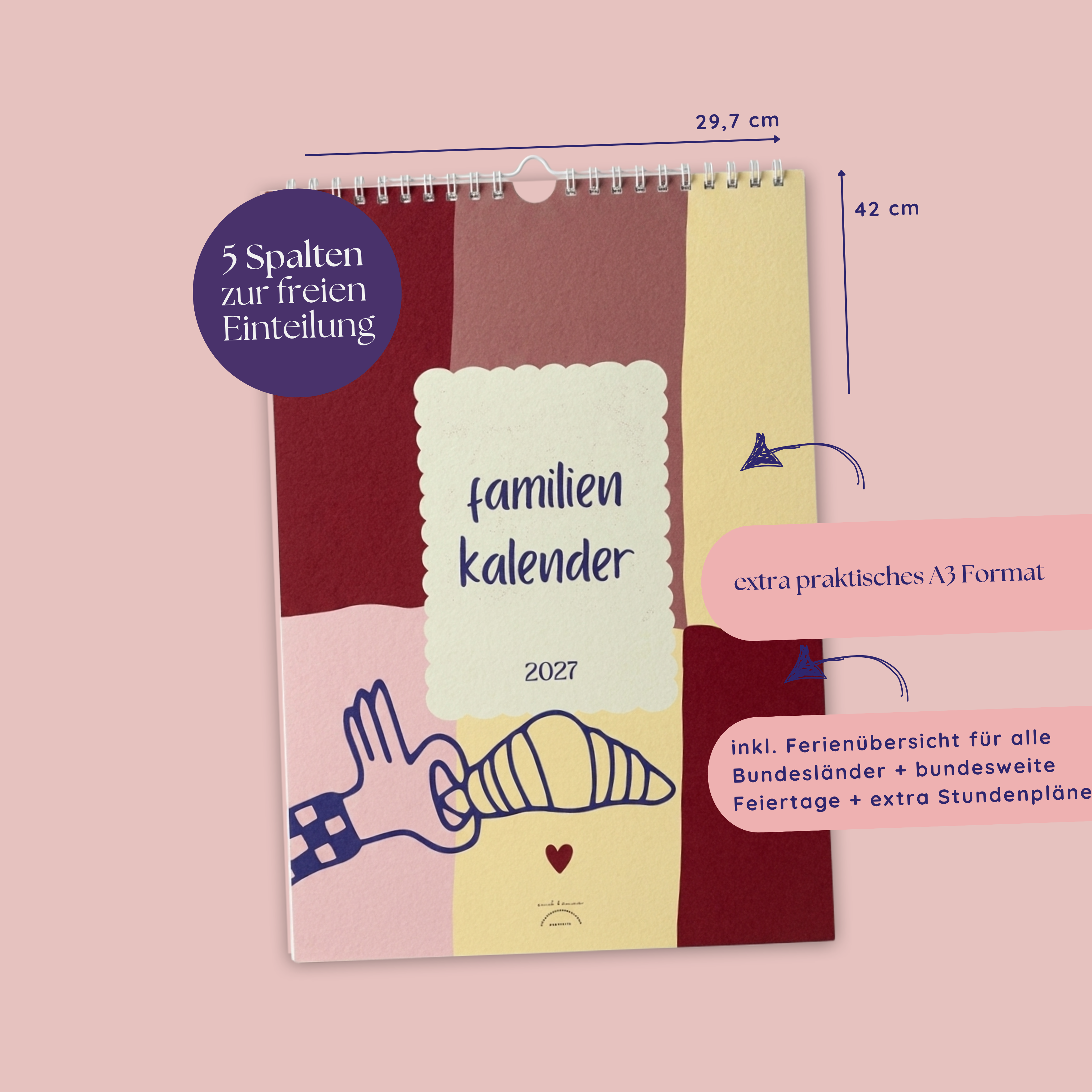 Familienkalender 2027 - A3