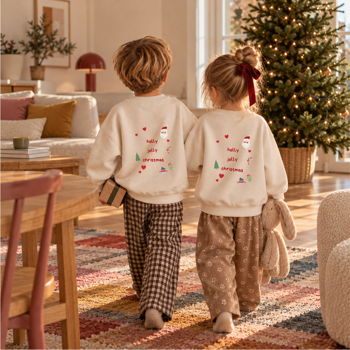 Weihnachtsbügelbild Kinder
