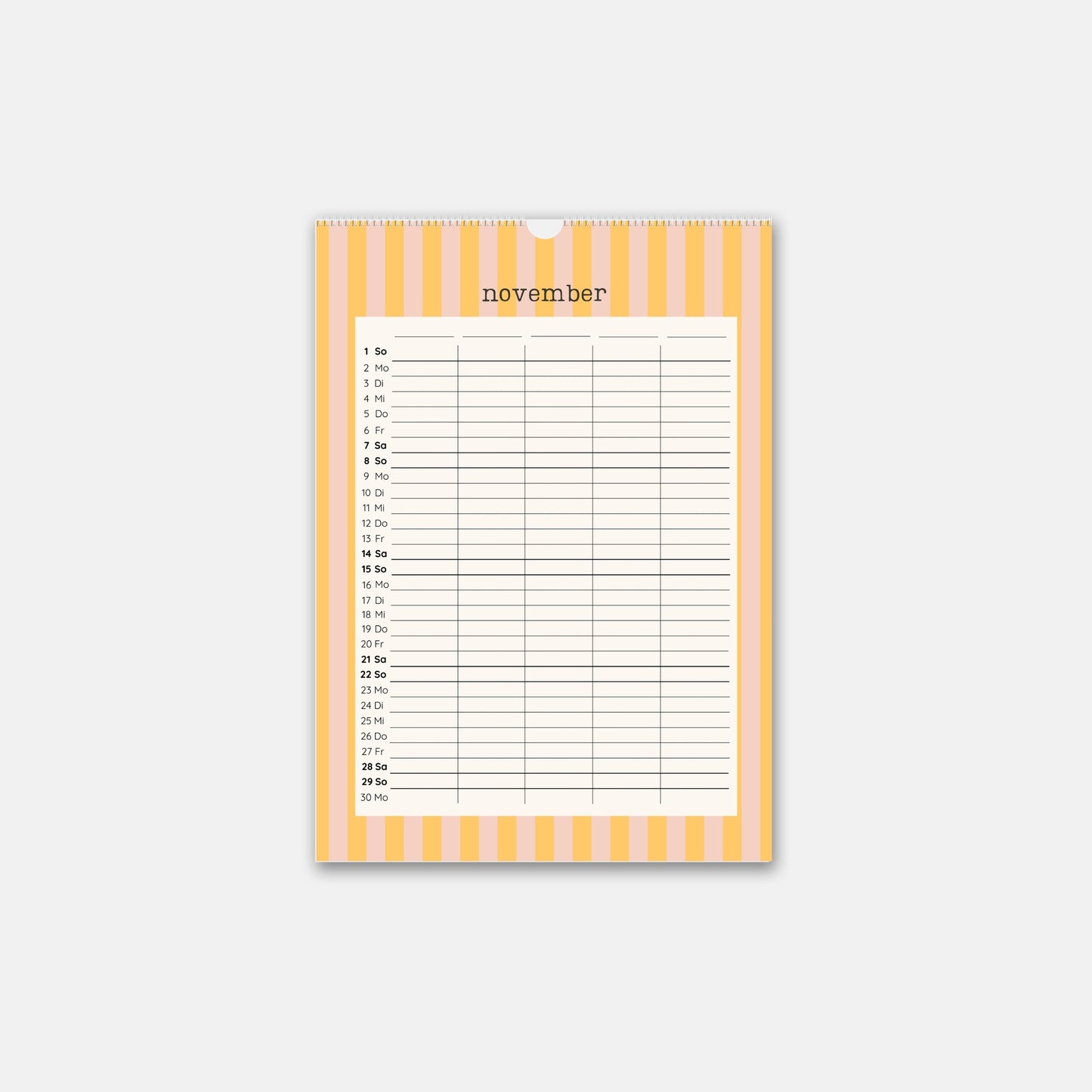 Familienkalender 2026 - A3