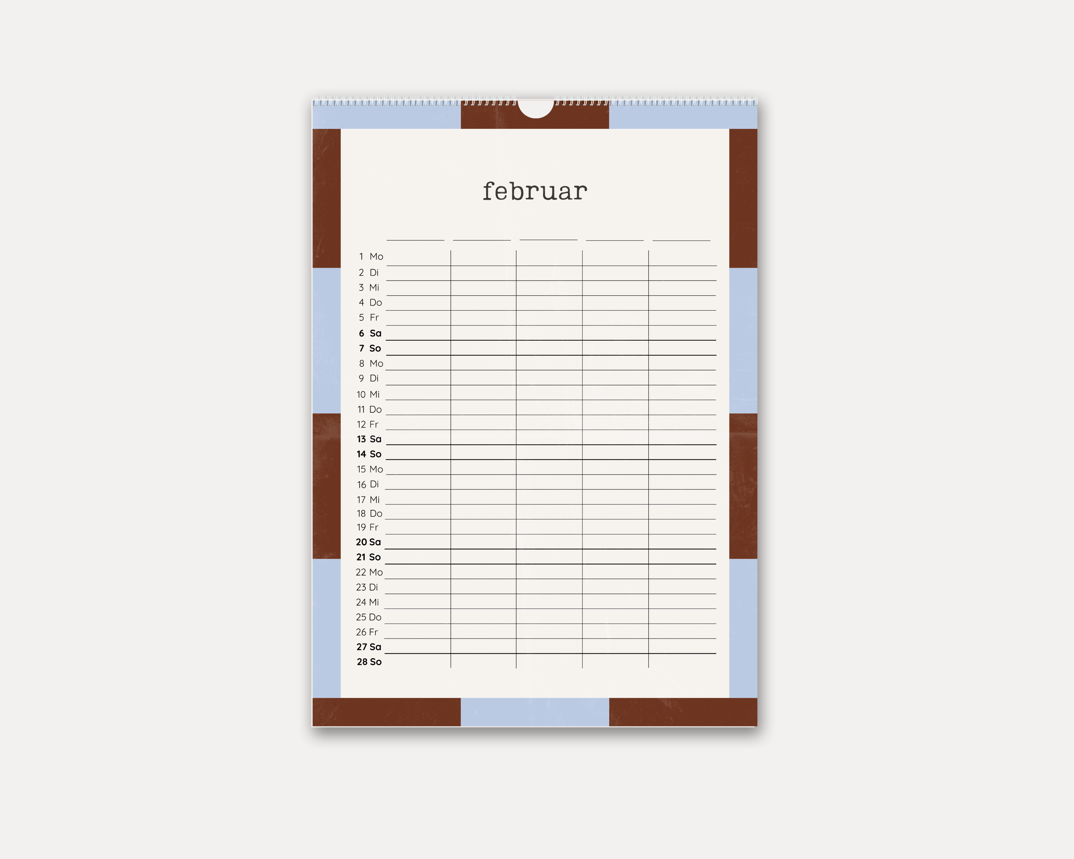 Familienkalender 2027 - A3