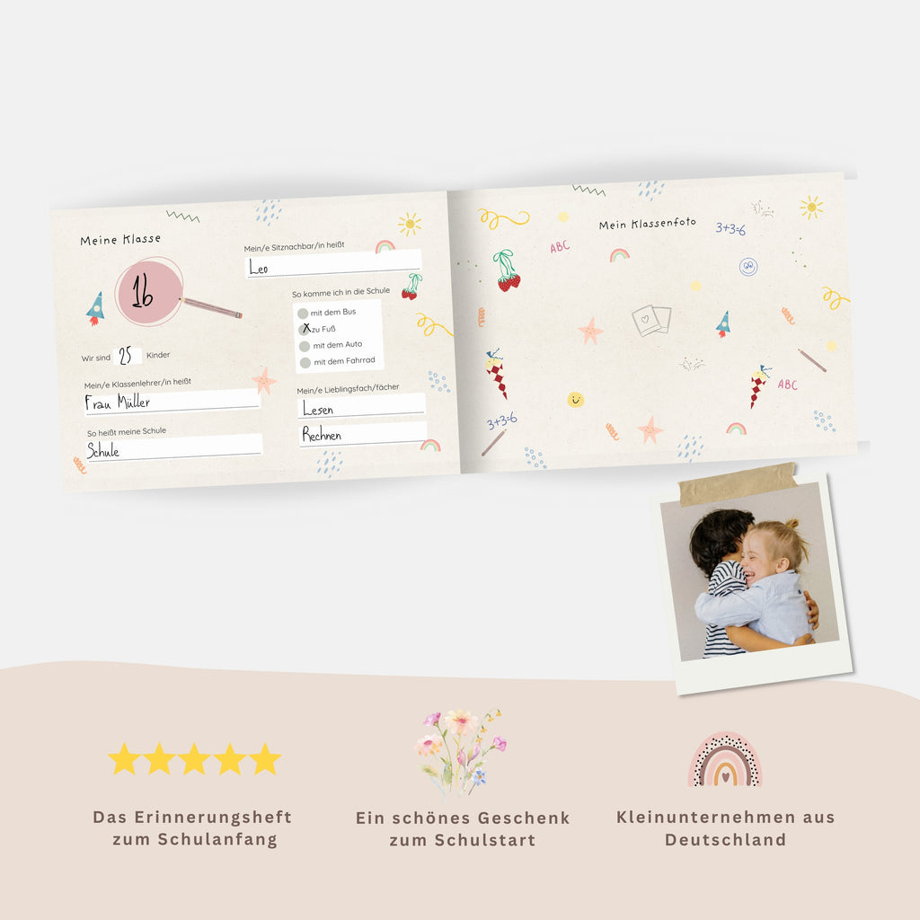 COMING SOON! Gästebuch und Erinnerungsbuch zur Einschulung