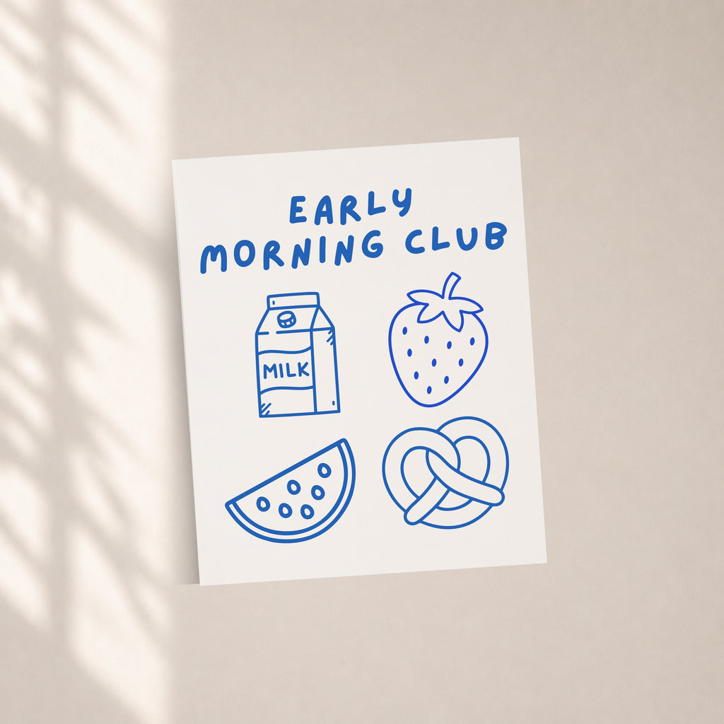 Bügelbild Kids Early Morning Club