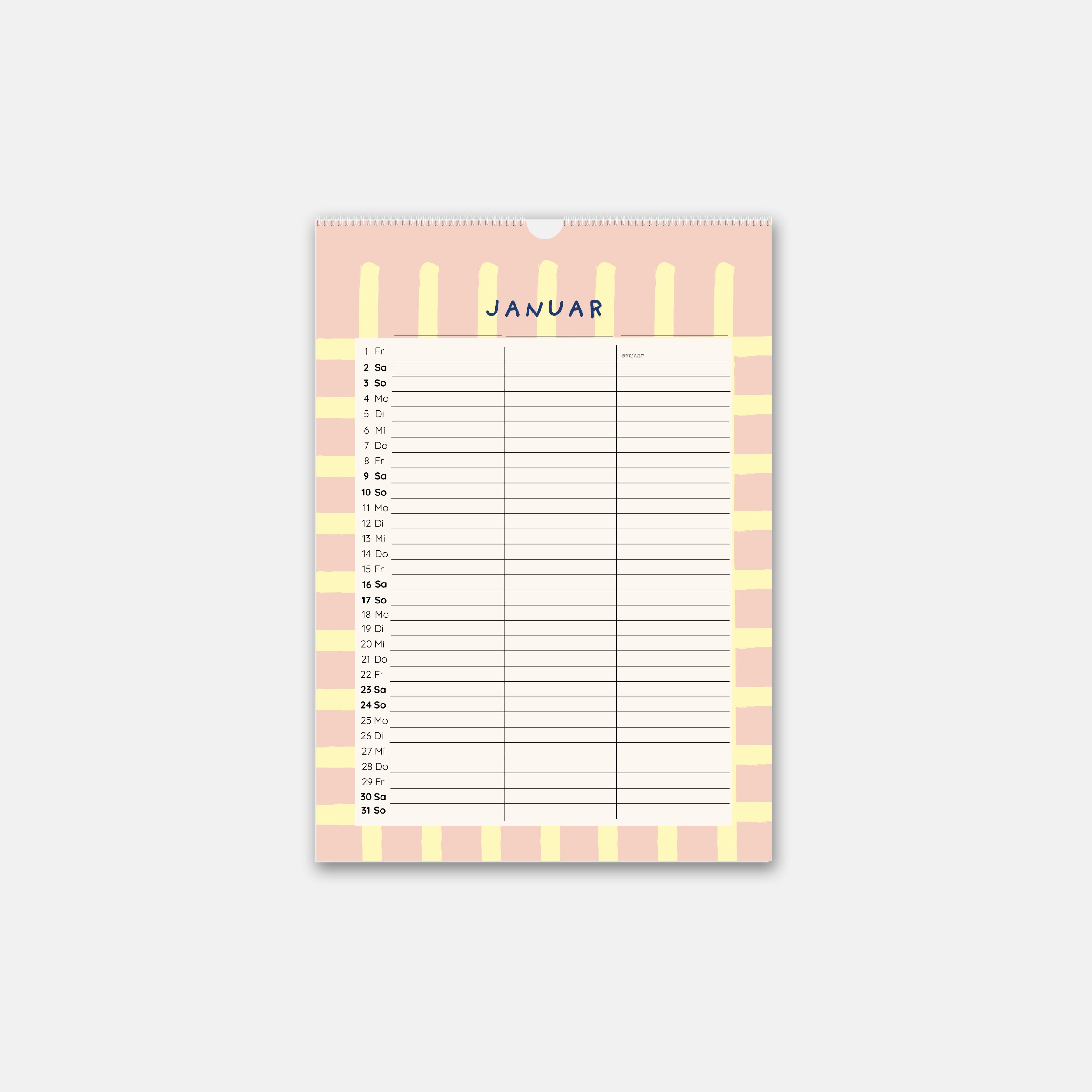 Paarkalender 2027 A4