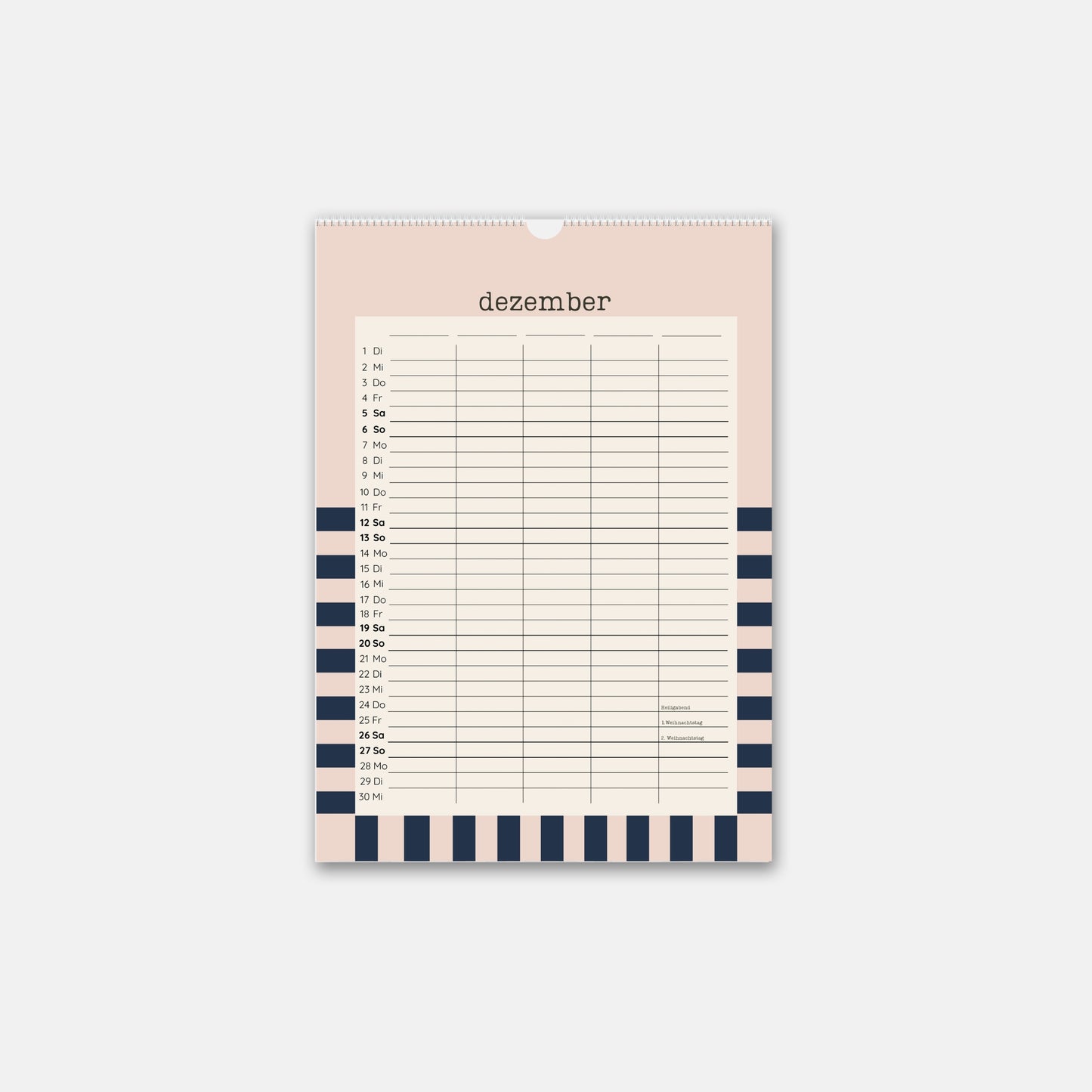 Familienkalender 2026 - A3