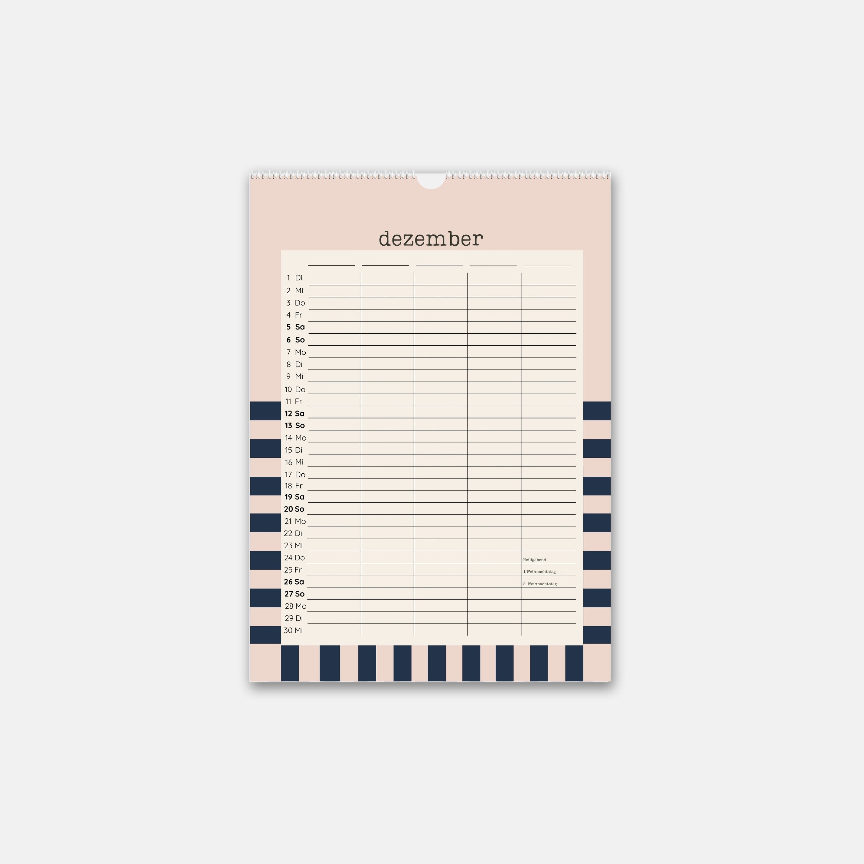 Familienkalender 2026 - A3