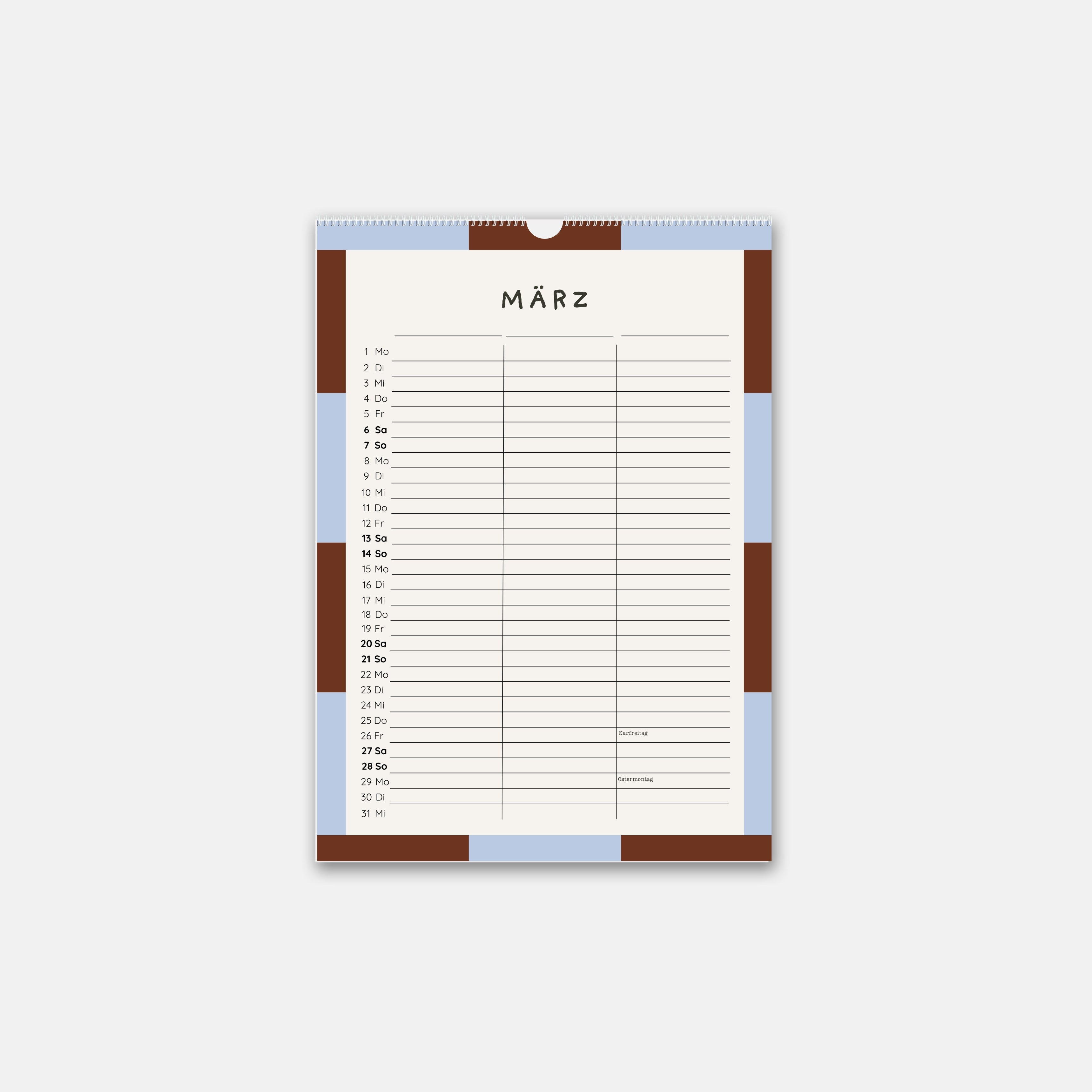 Paarkalender 2027 A4