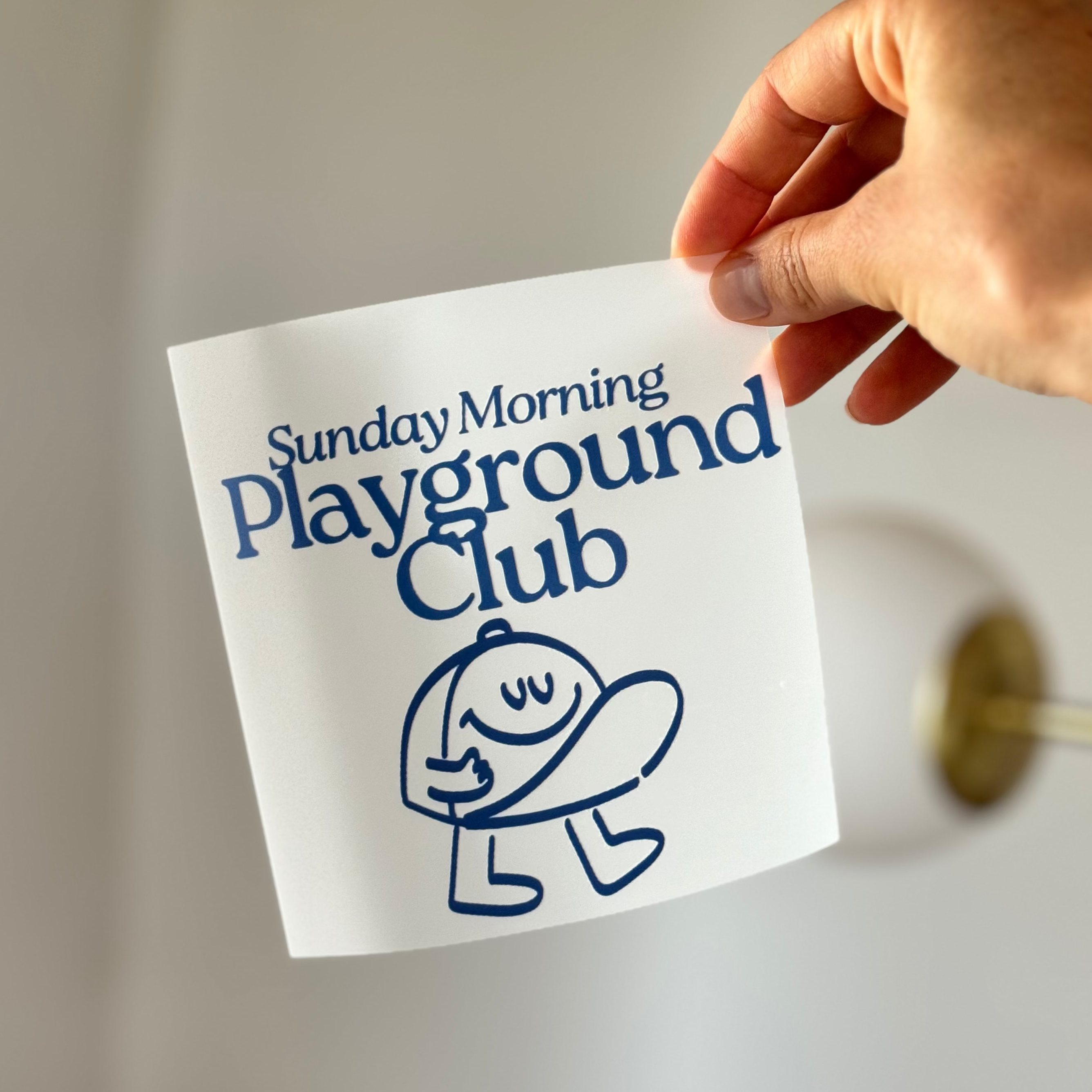 Bügelbild Sunday Playground Club