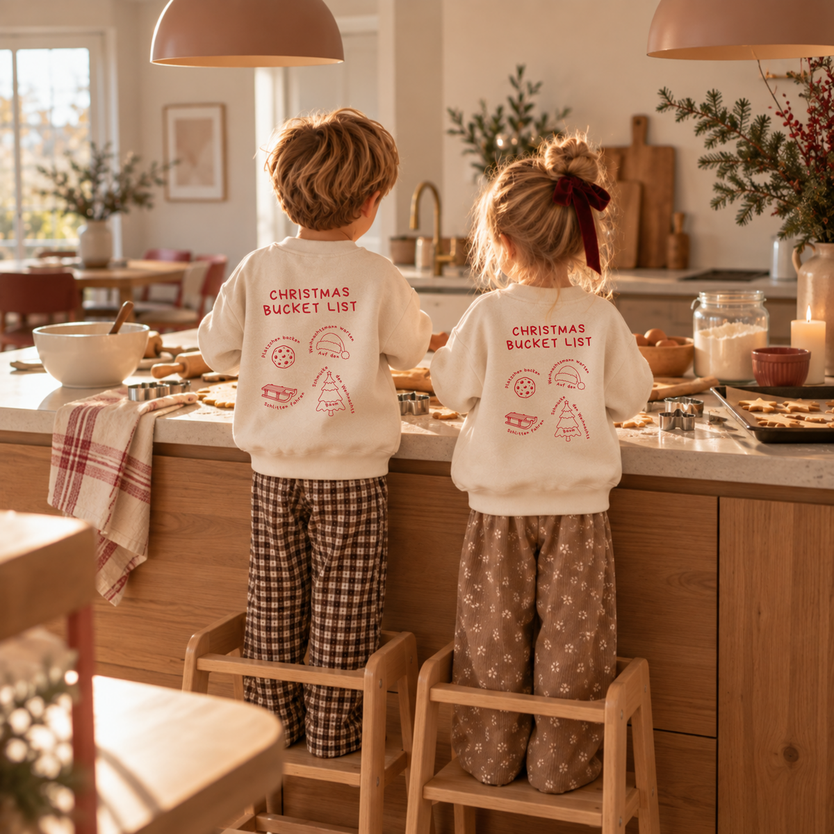 Bügelbild Weihnachten für Kinder Bucketlist