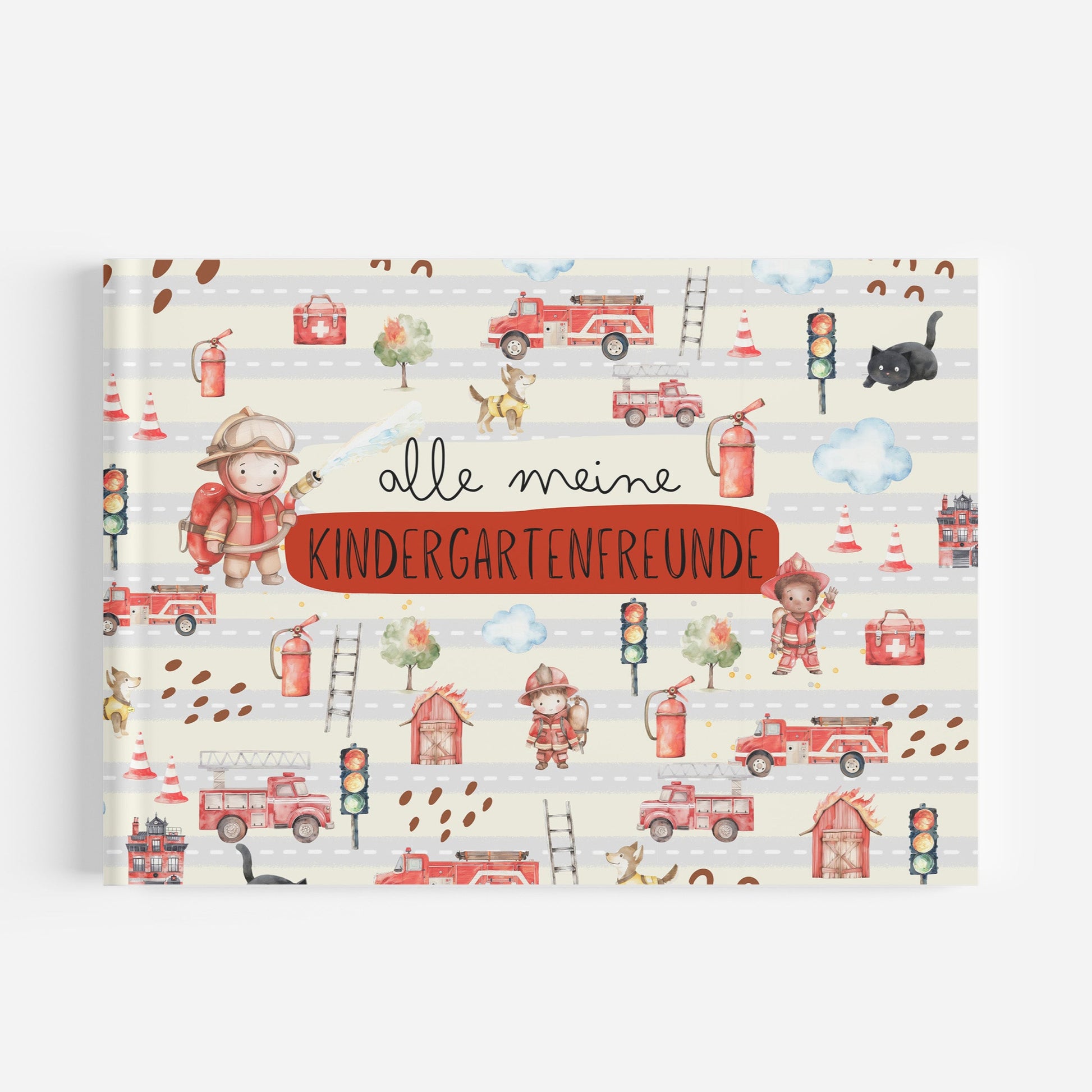 Kindergarten Freundebuch Feuerwehr
