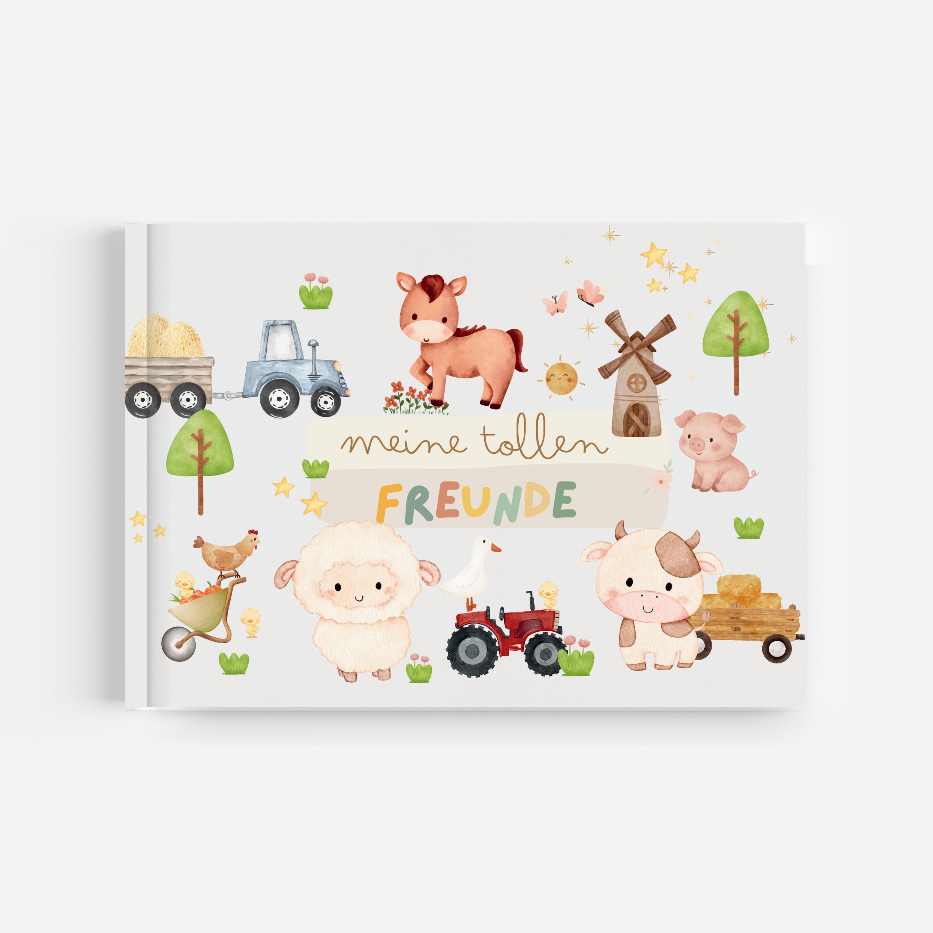 Freundebuch für den Kindergarten Bauernhof