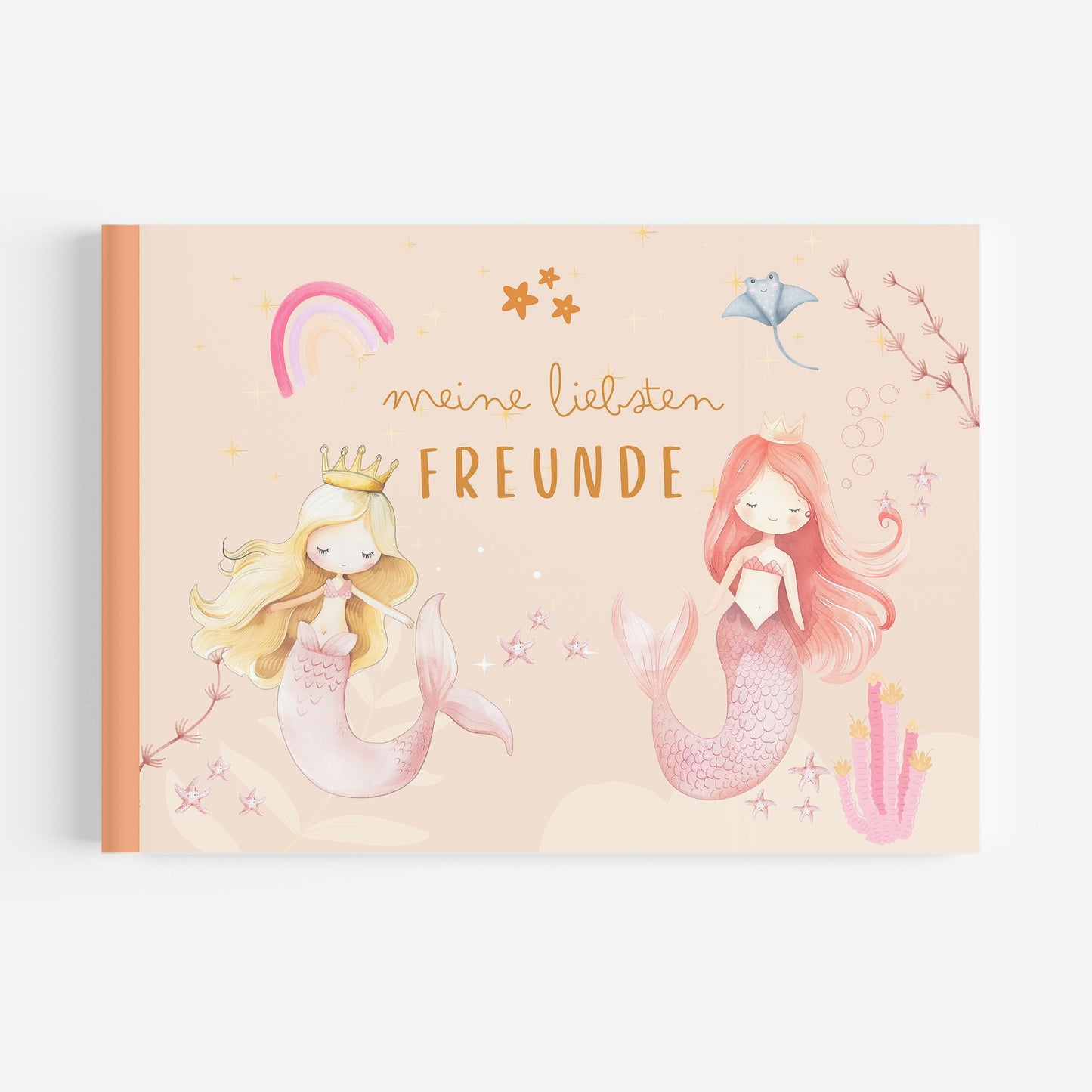 Freundebuch für Kinder Grundschule und den Kindergarten mit Meerjungfraumotiven