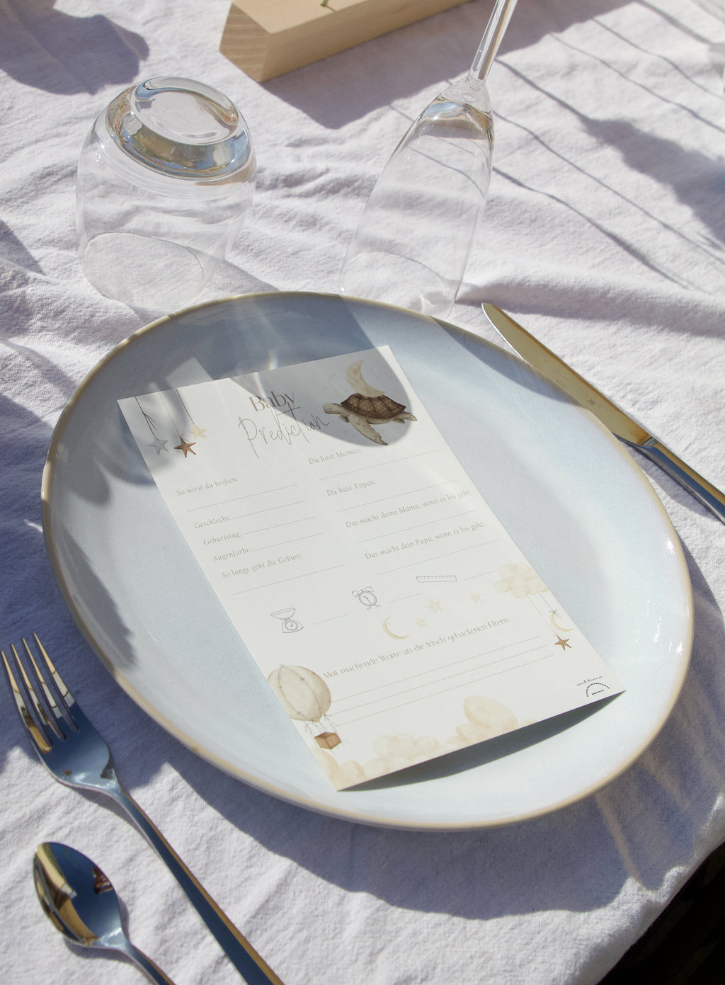 Babyshower Kartenset Baby Prediciton