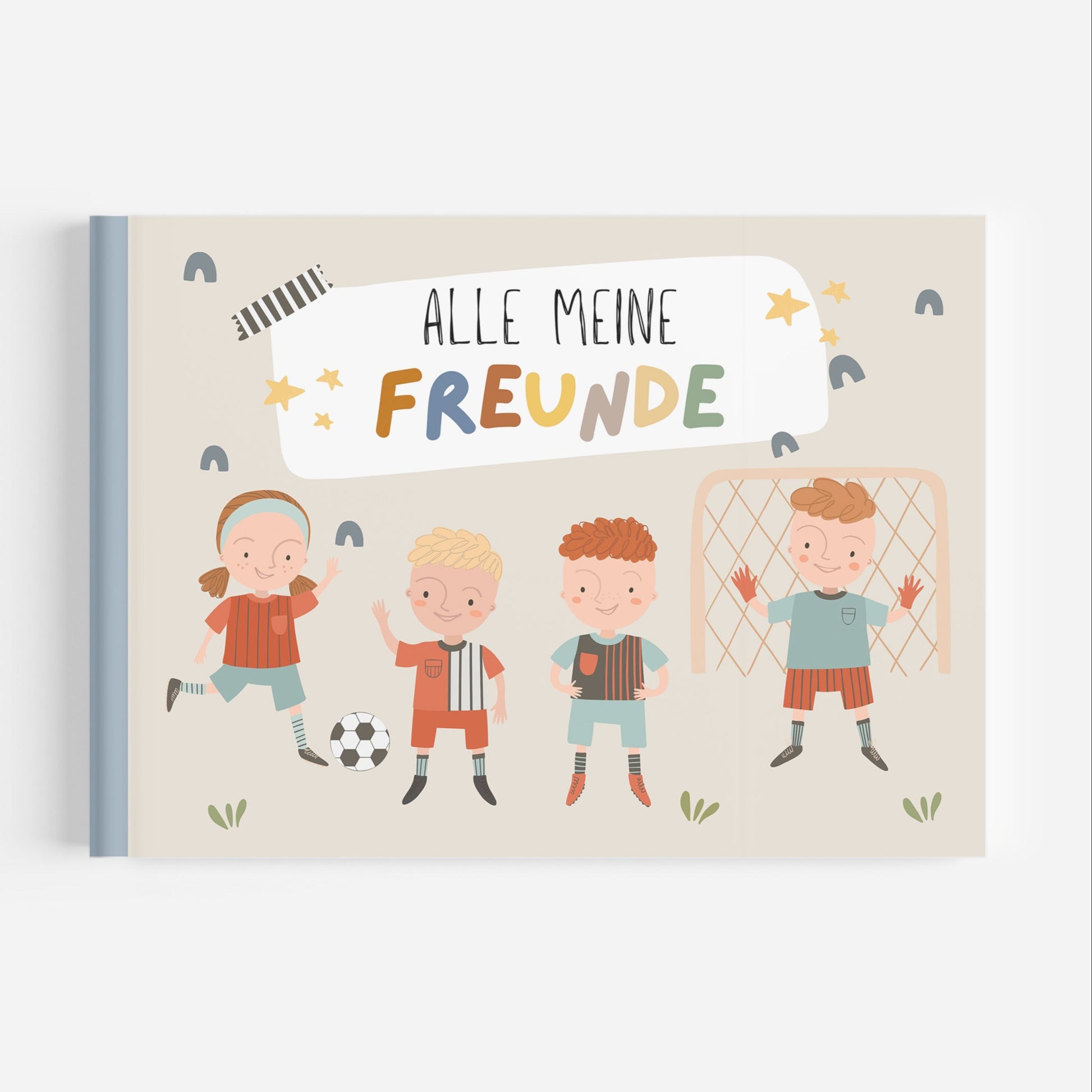 Fußball Freundebuch für Schule und Kindergarten