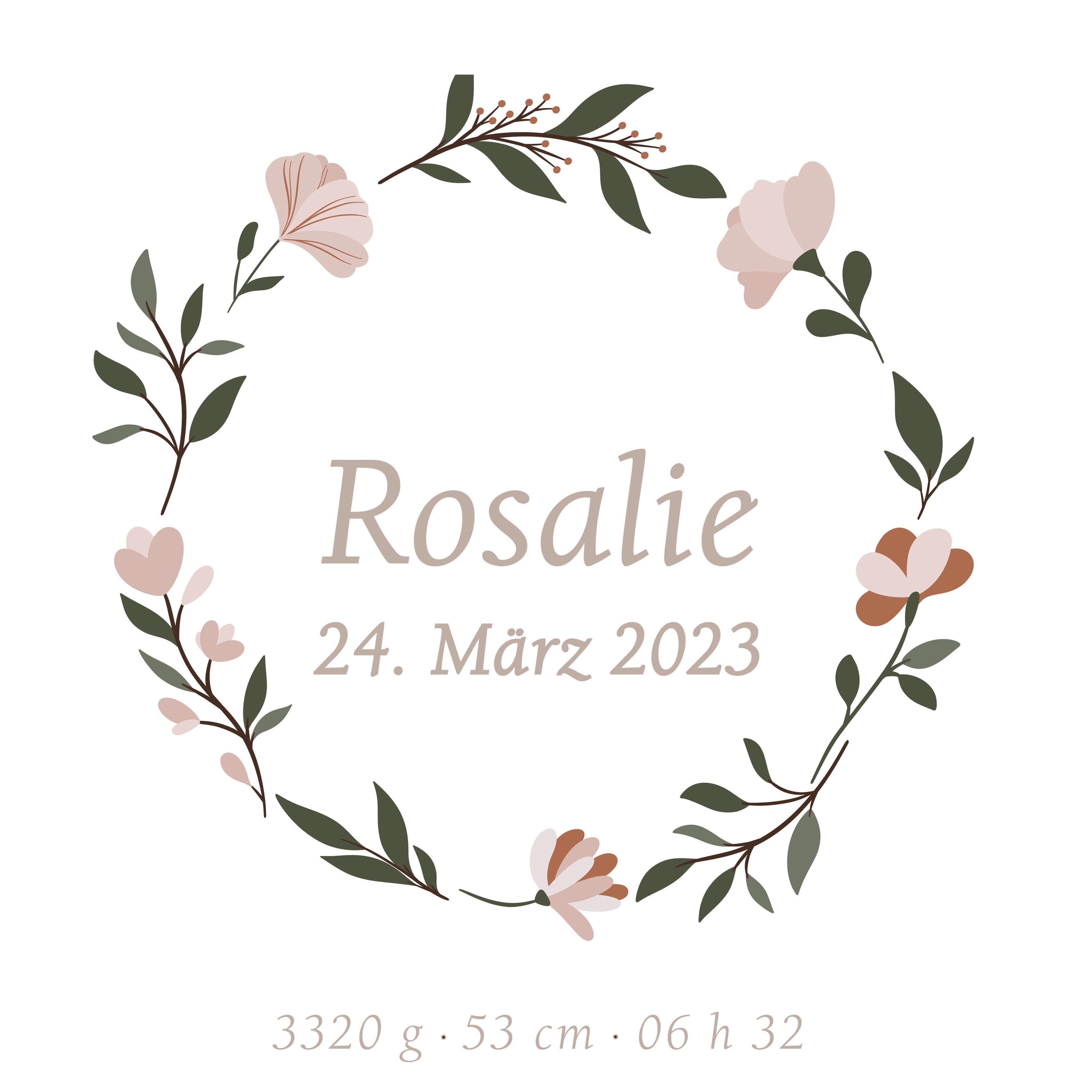 Geburtsposter Rosalie