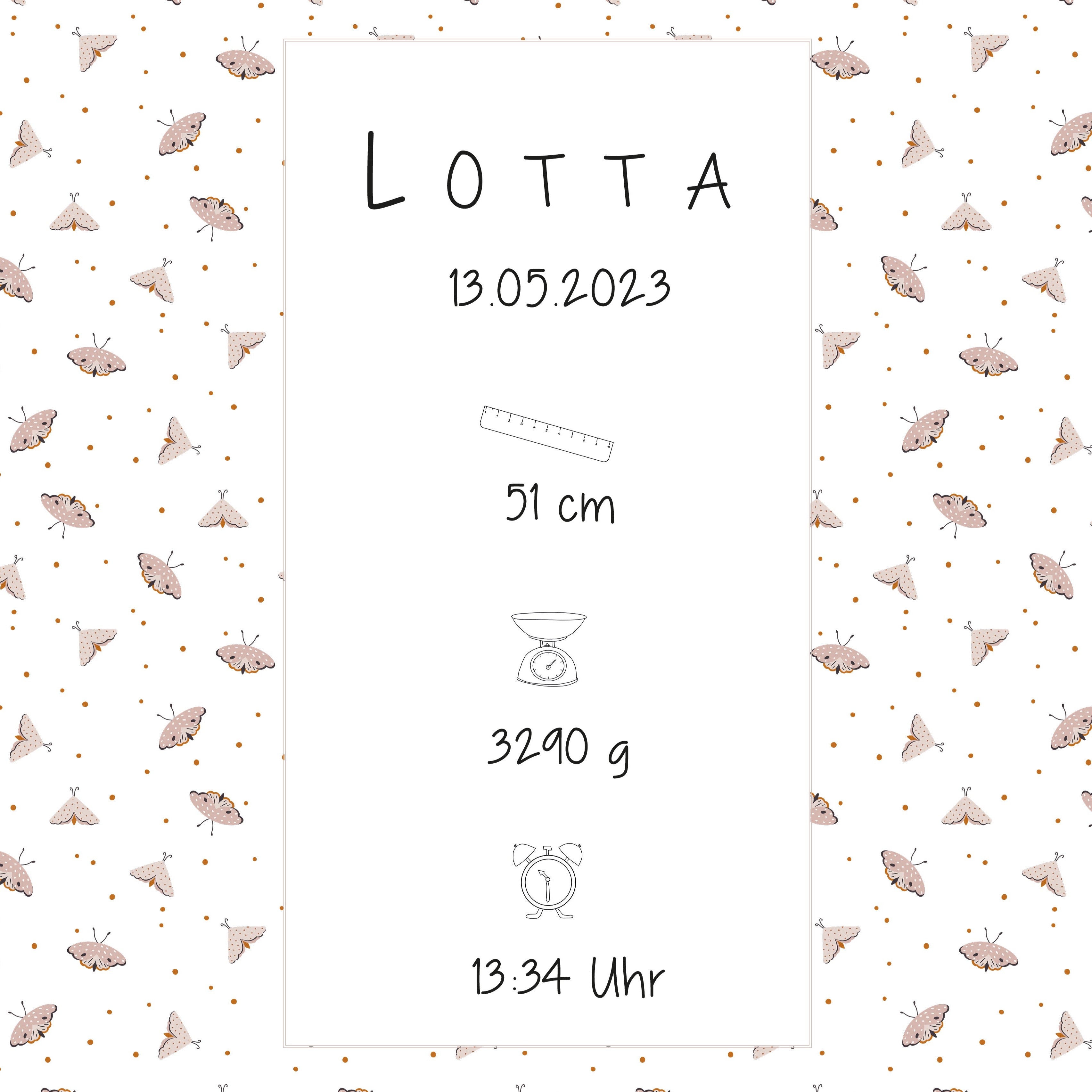 Geburtsposter Lotta