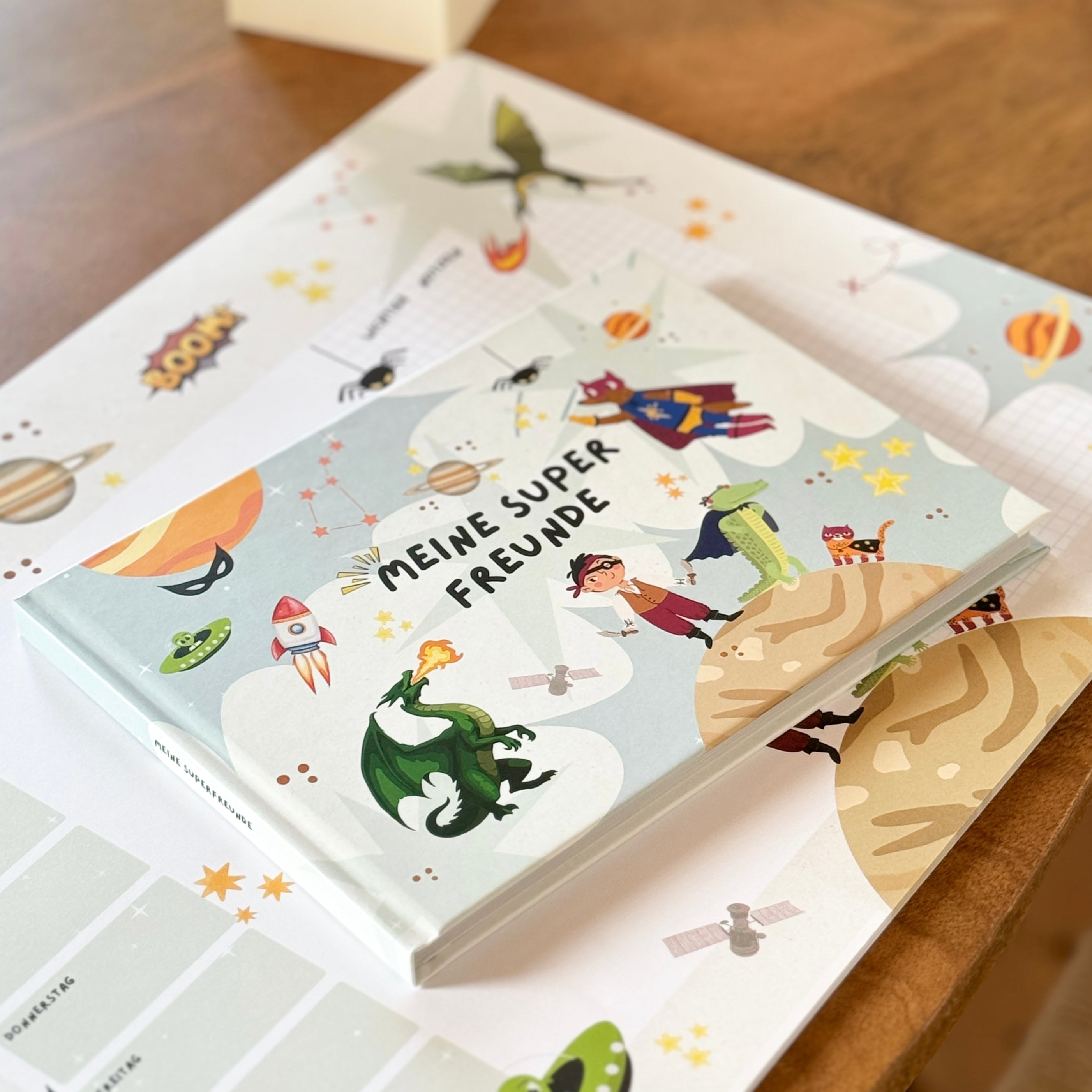 Freundebuch Superhelden & Co
