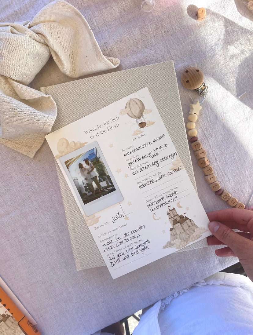 Babyshower Kartenset Baby Prediciton