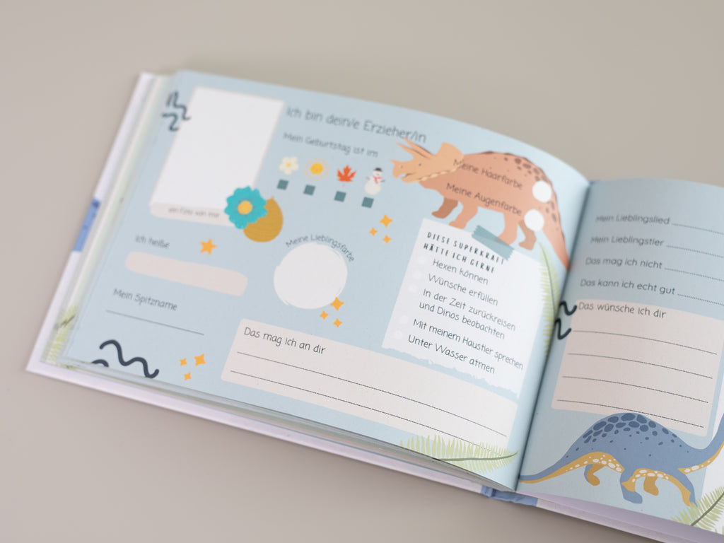 Freundebuch Dinosaurier - Kindergarten